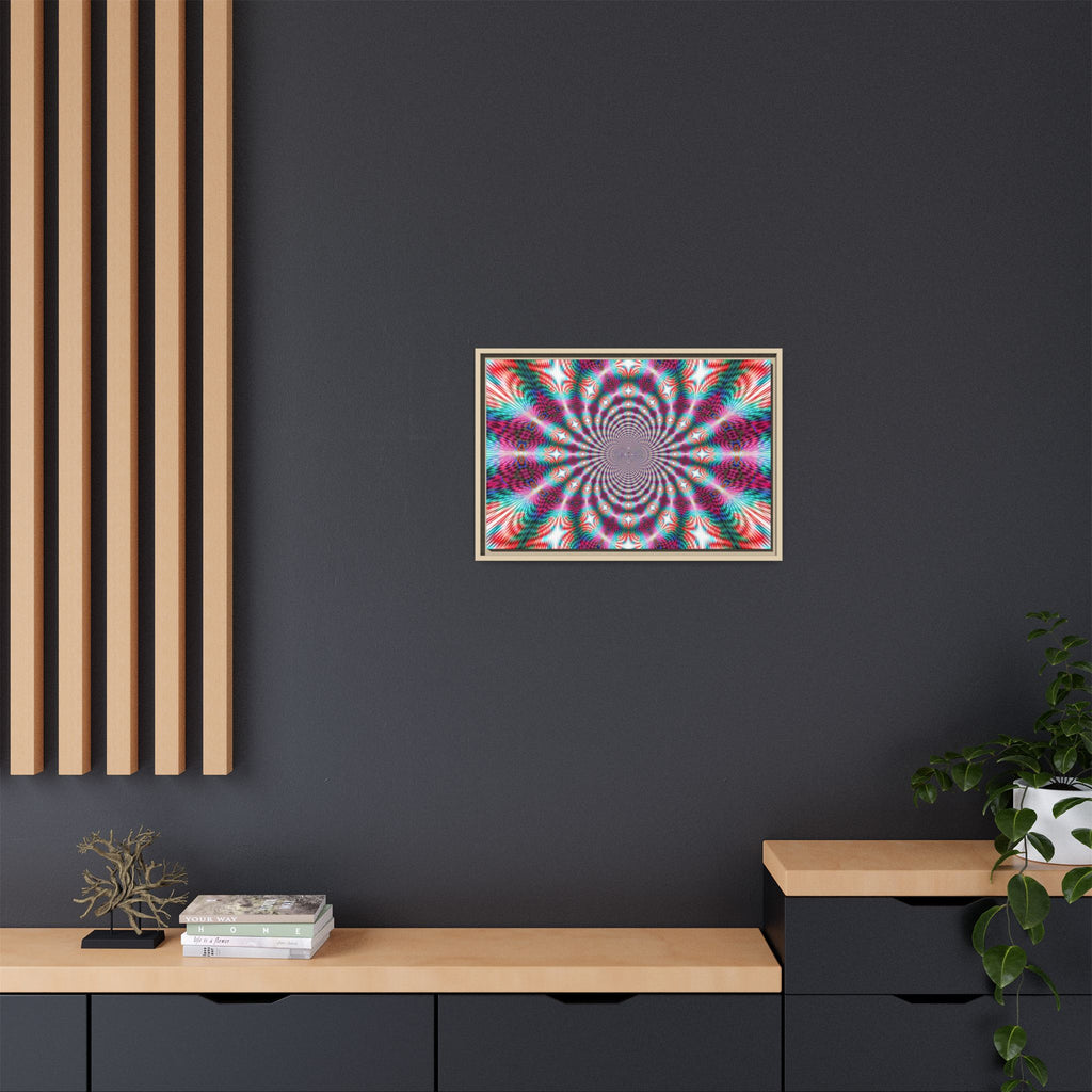Framed Canvas Art — "QOV"