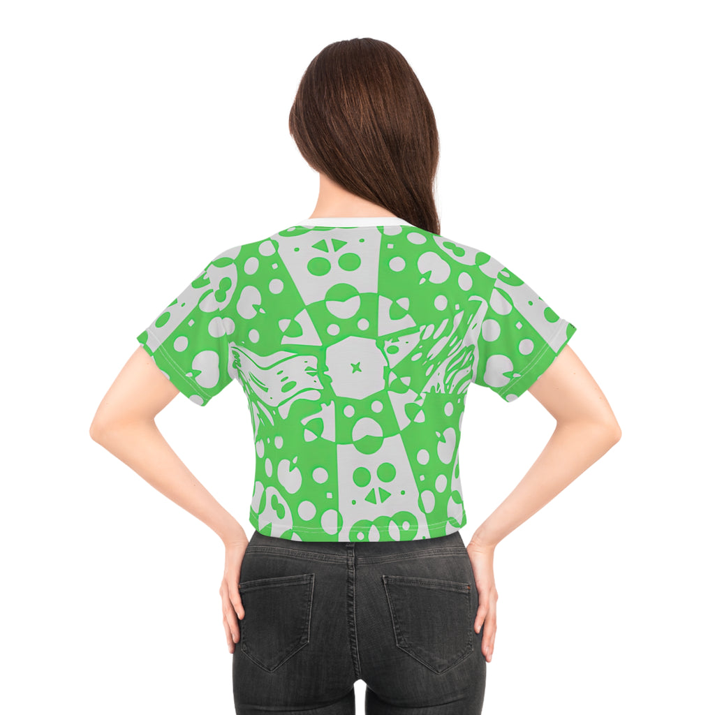 Crop Tee - Aztec G (AOP)