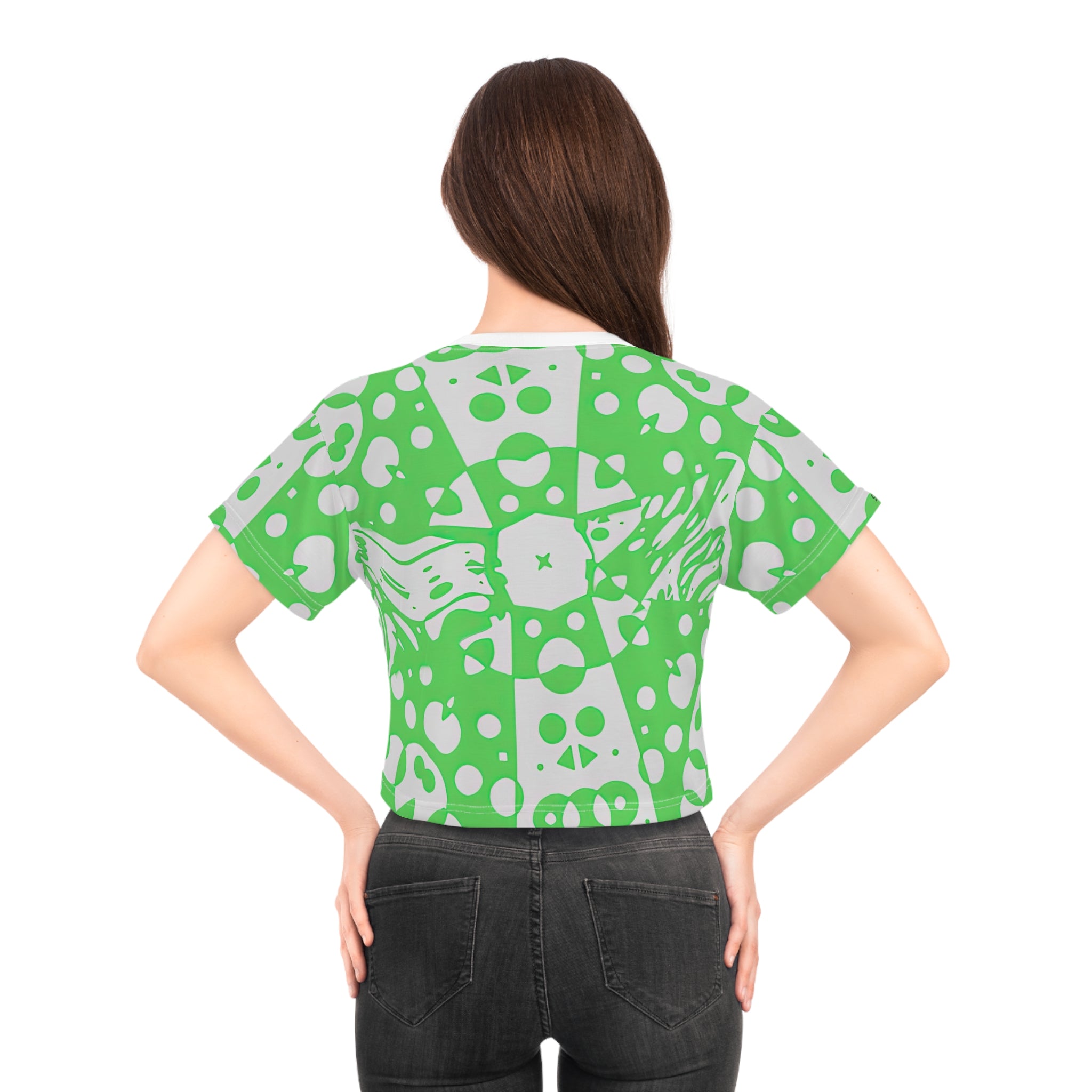 Crop Tee - Aztec G (AOP)