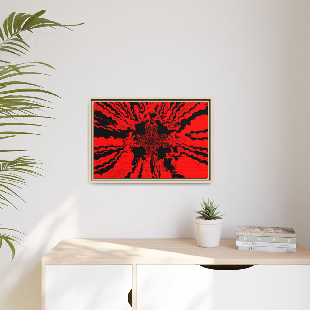 Framed Canvas Art — "Subcranial"