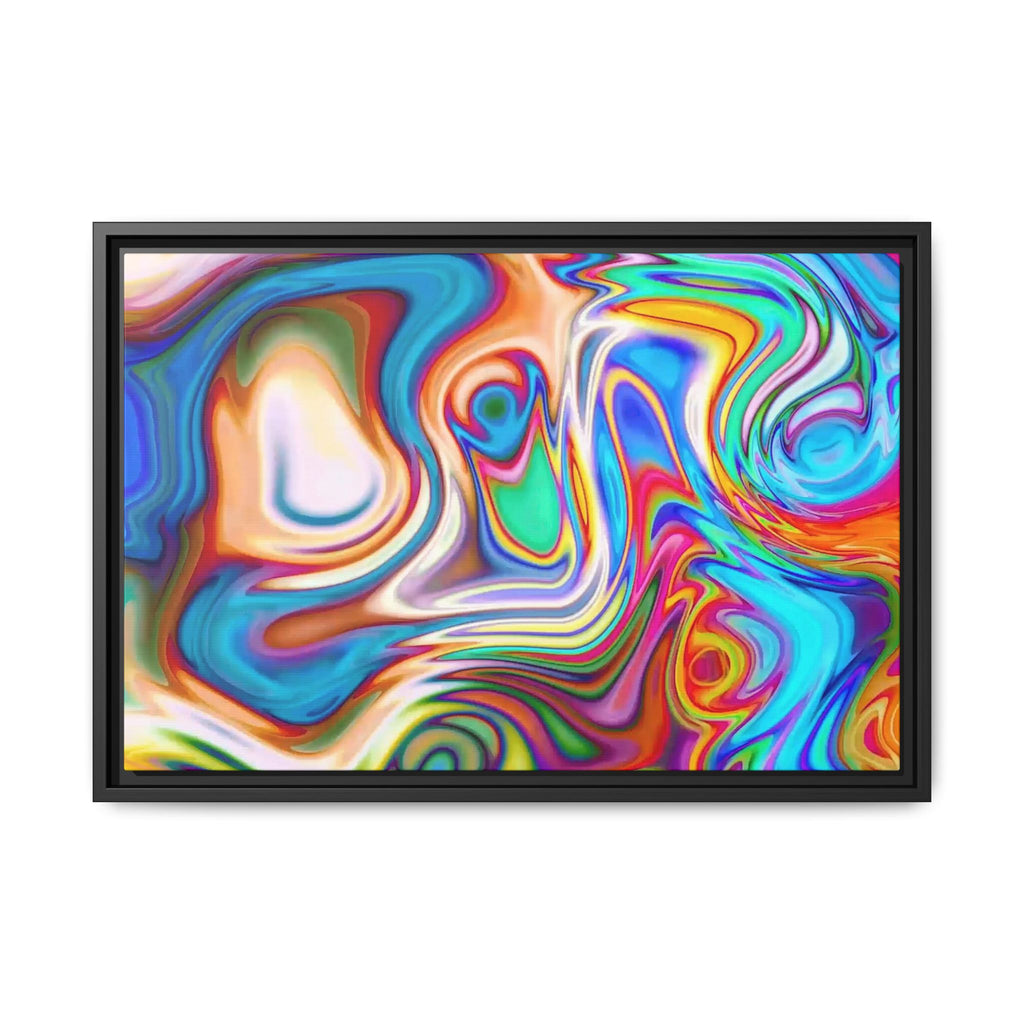 Framed Canvas Art — "Metatonal"