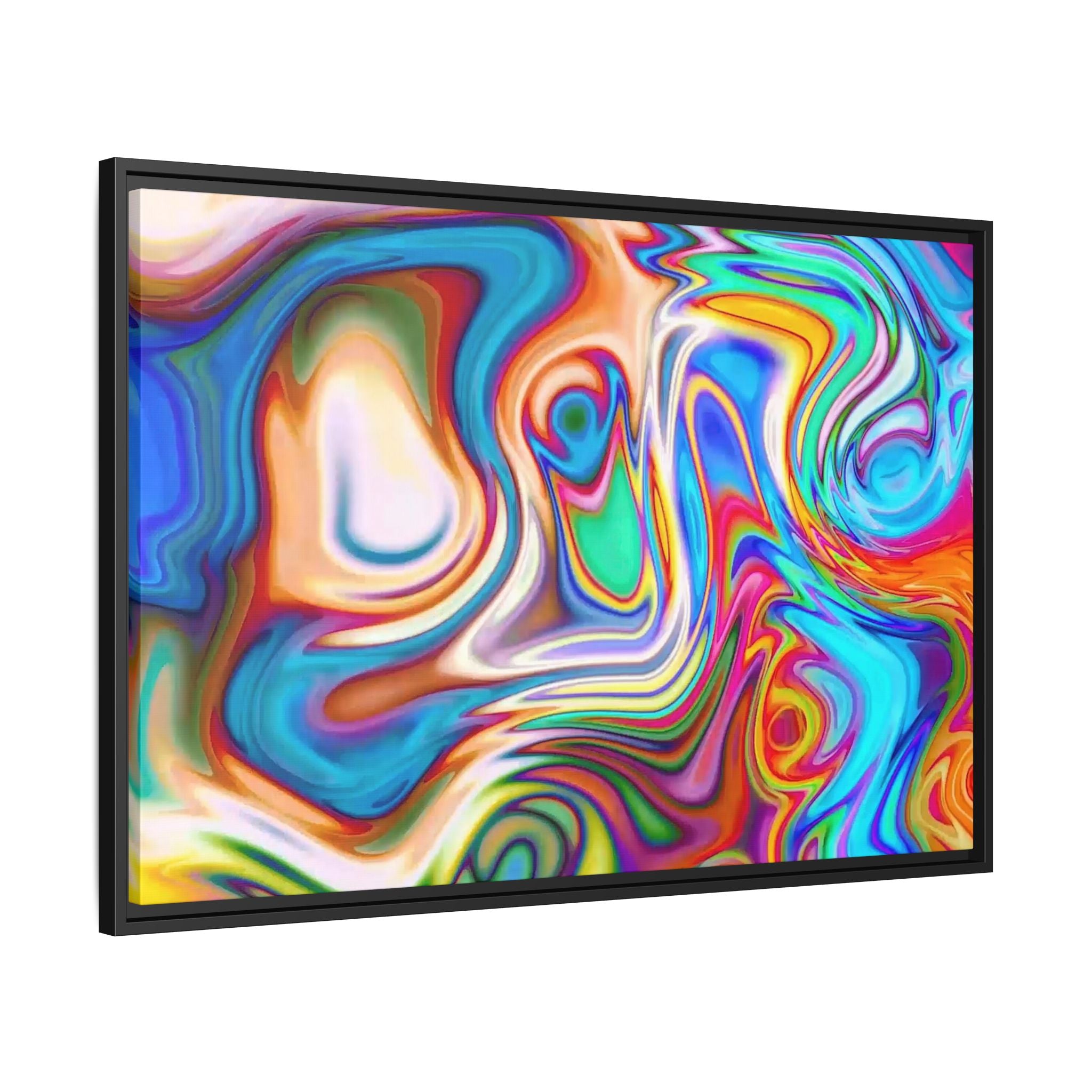 Framed Canvas Art — "Metatonal"