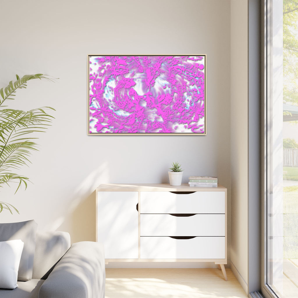 Framed Canvas Art - Tracers Cotton Candy