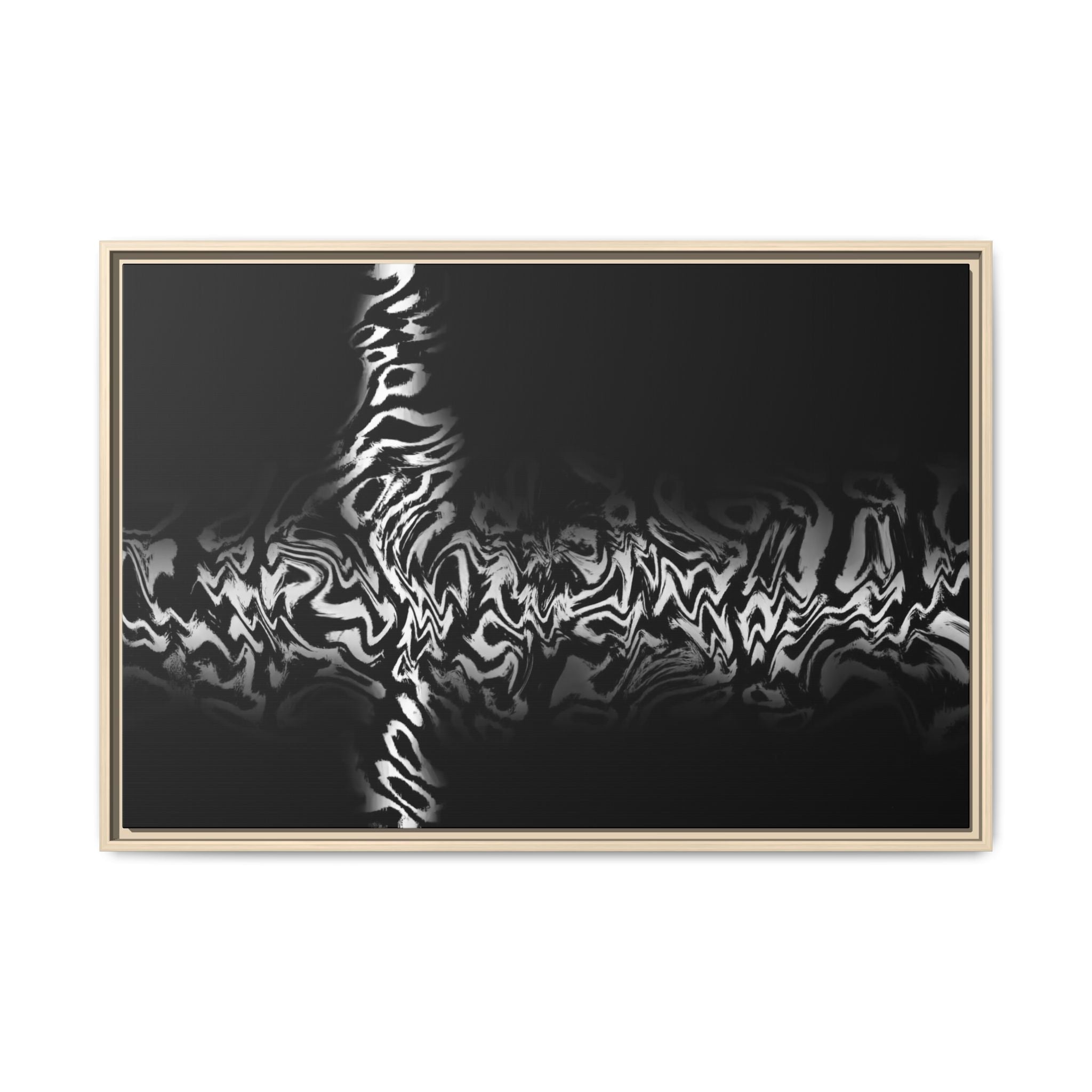 Framed Canvas Art — "Plasma"