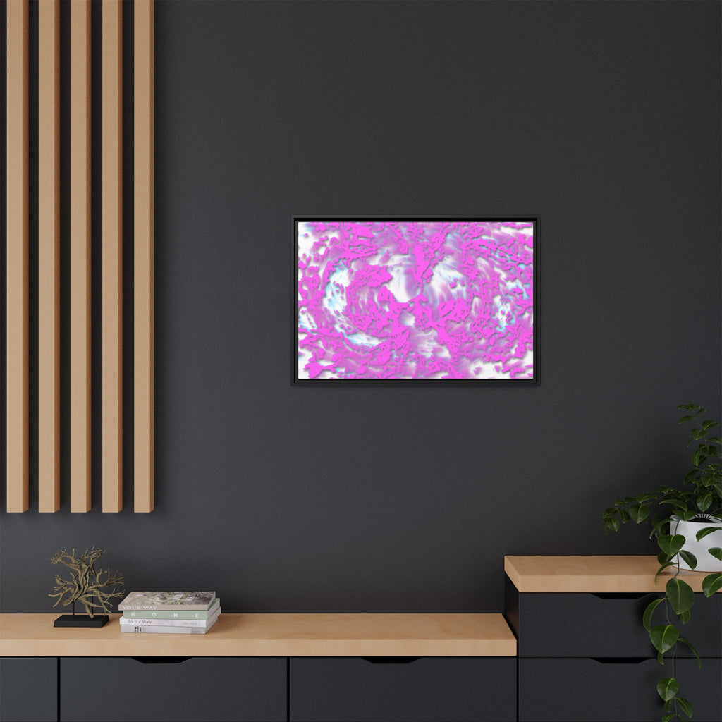 Framed Canvas Art - Tracers Cotton Candy