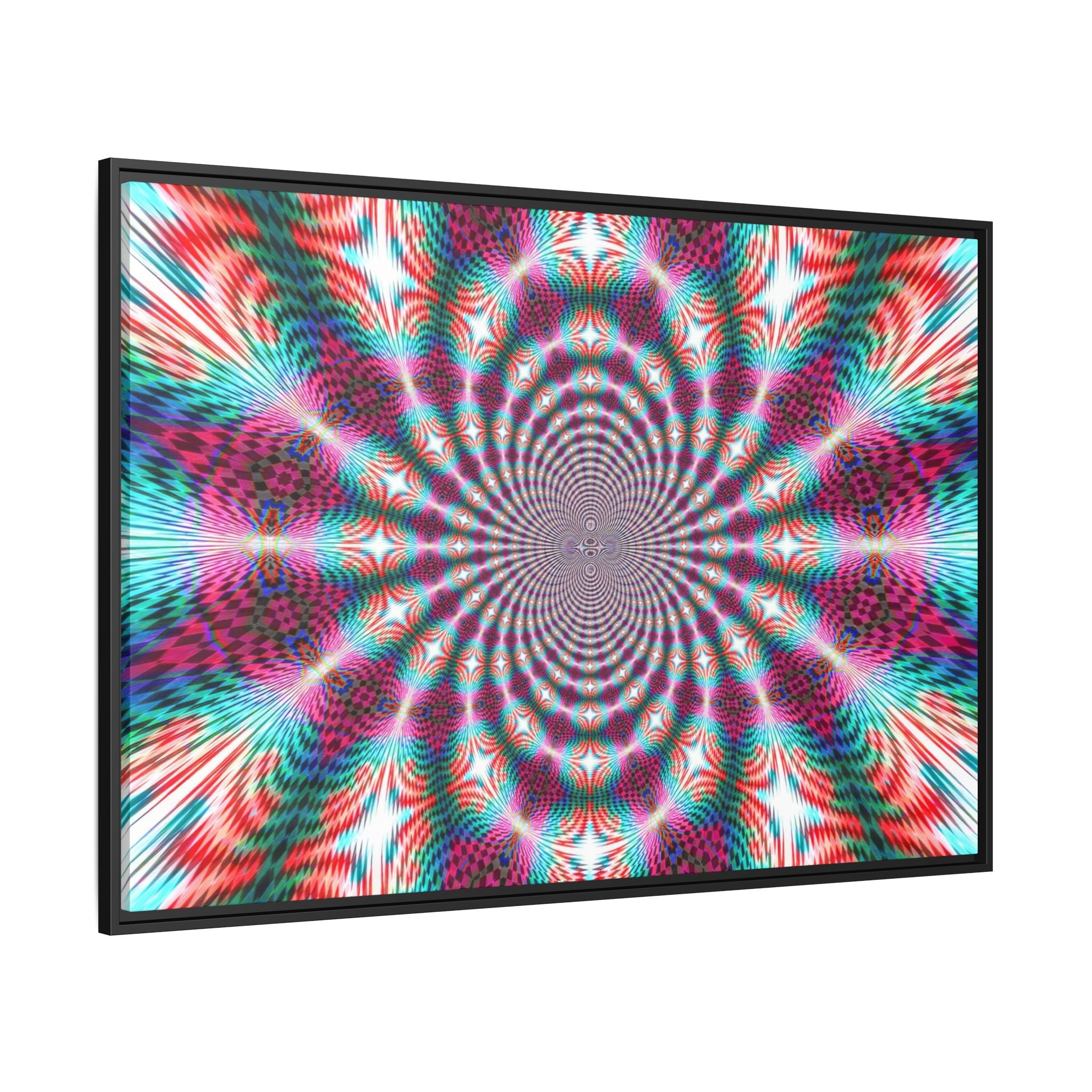 Framed Canvas Art — "QOV"