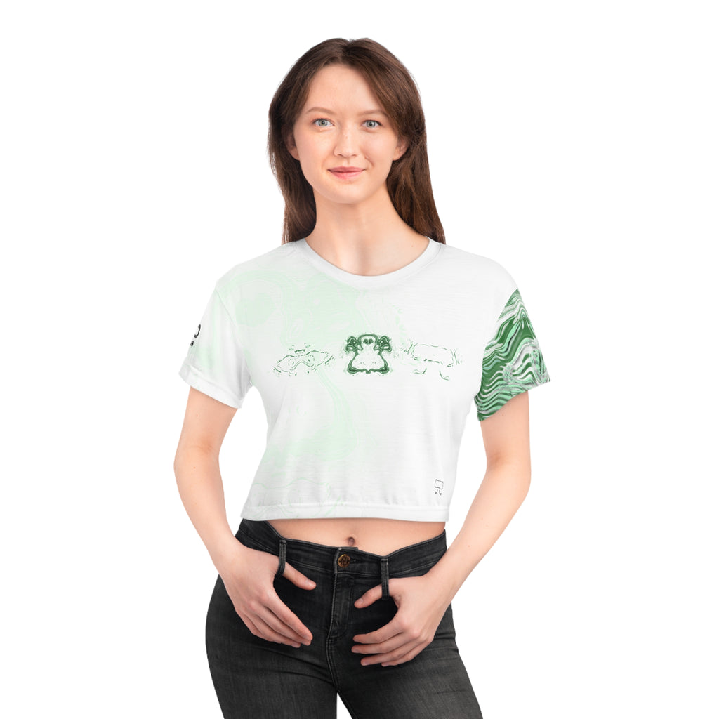 Crop Tee - Spirit Mint (AOP)