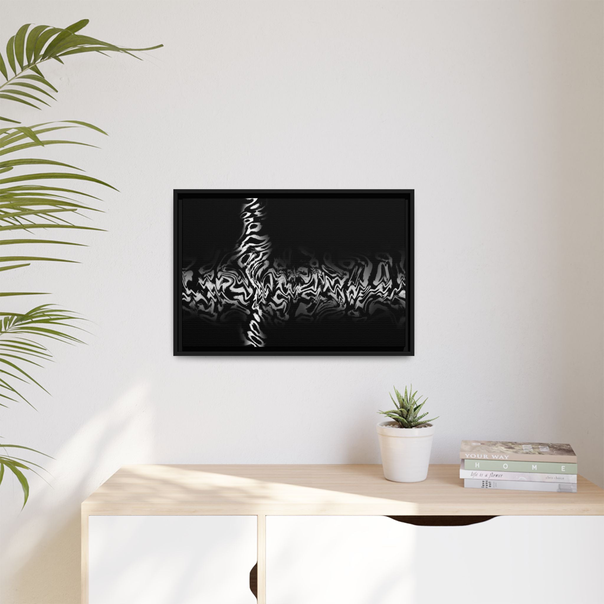 Framed Canvas Art — "Plasma"