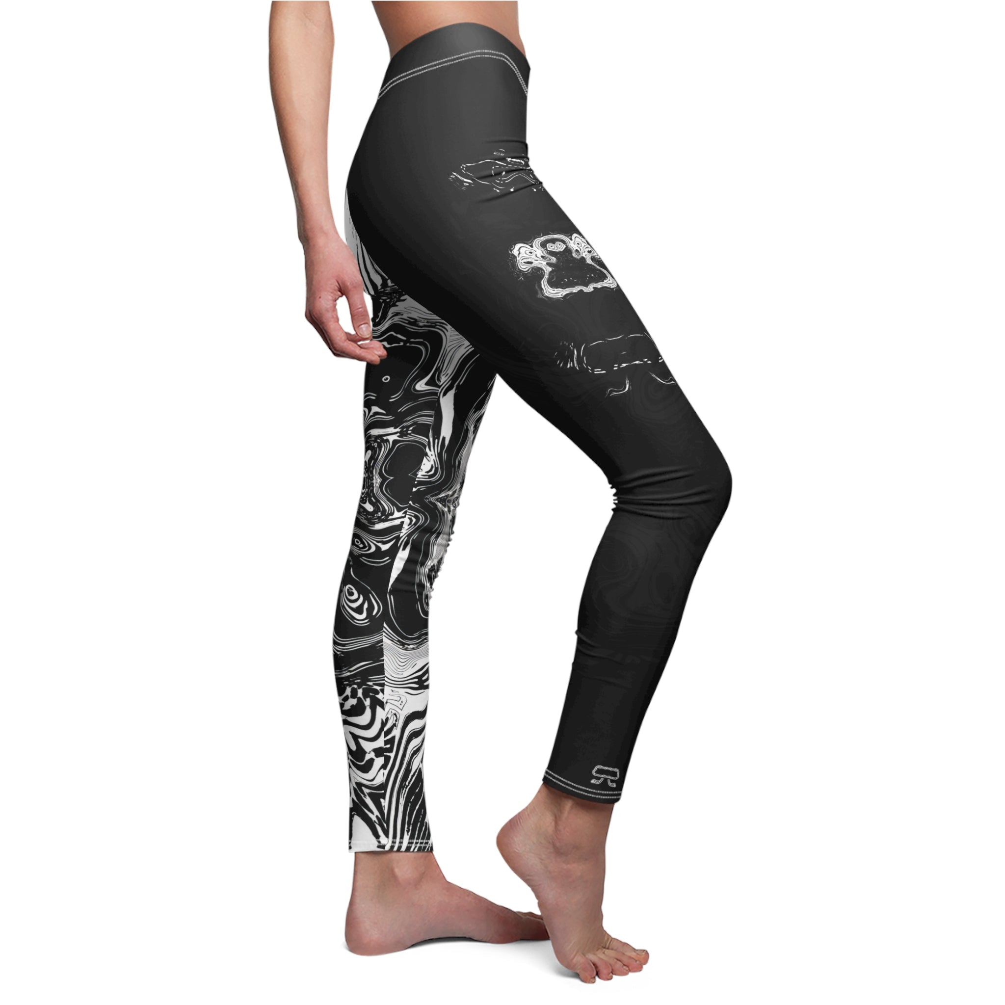 Leggings - Spirit Black and White