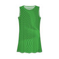 Women's Casual Dress – Sun Spots Green (AOP)