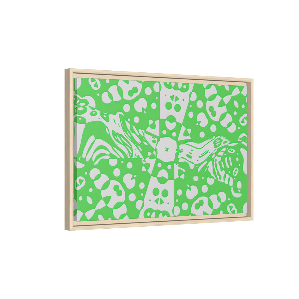 Framed Canvas Art - Aztec G