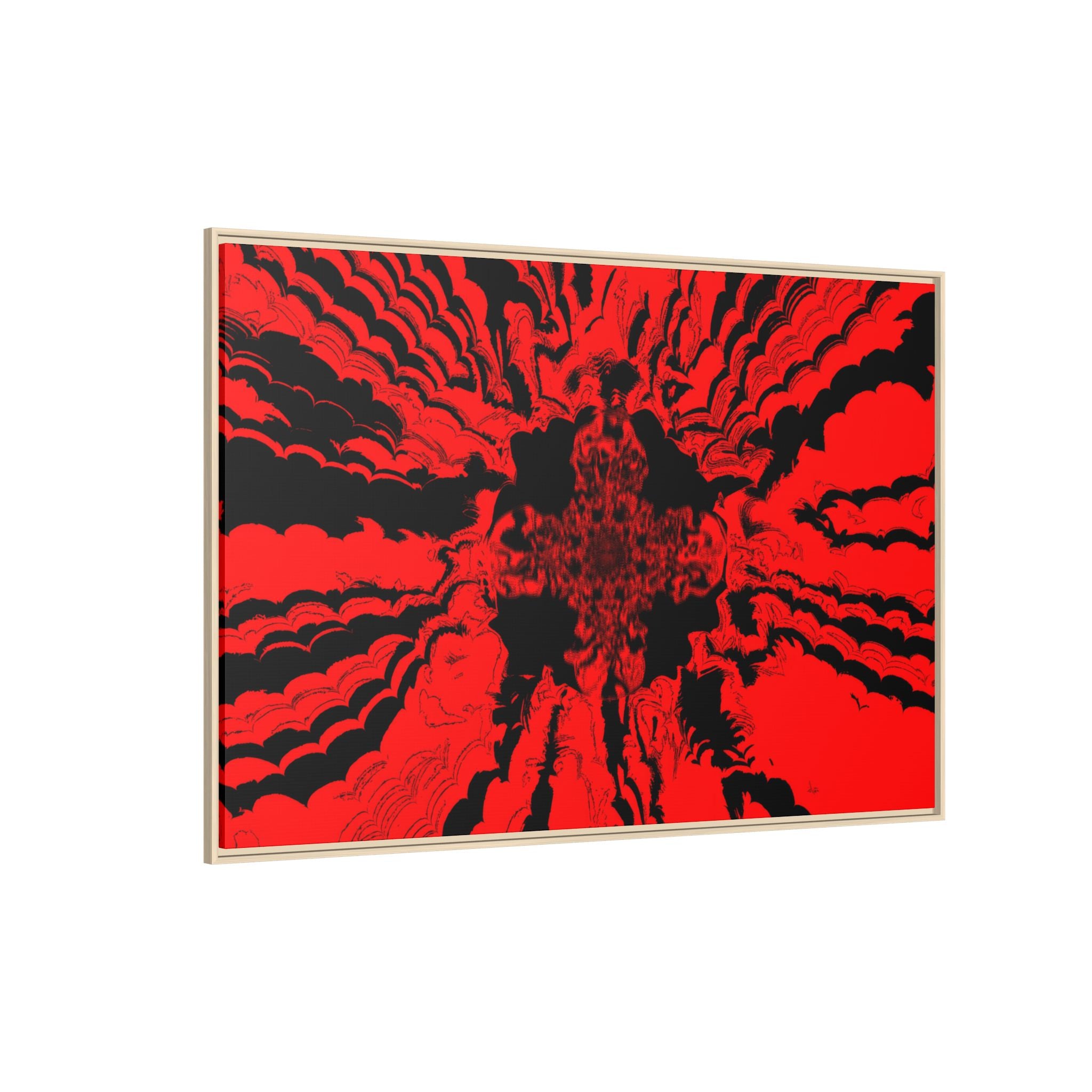 Framed Canvas Art — "Subcranial"