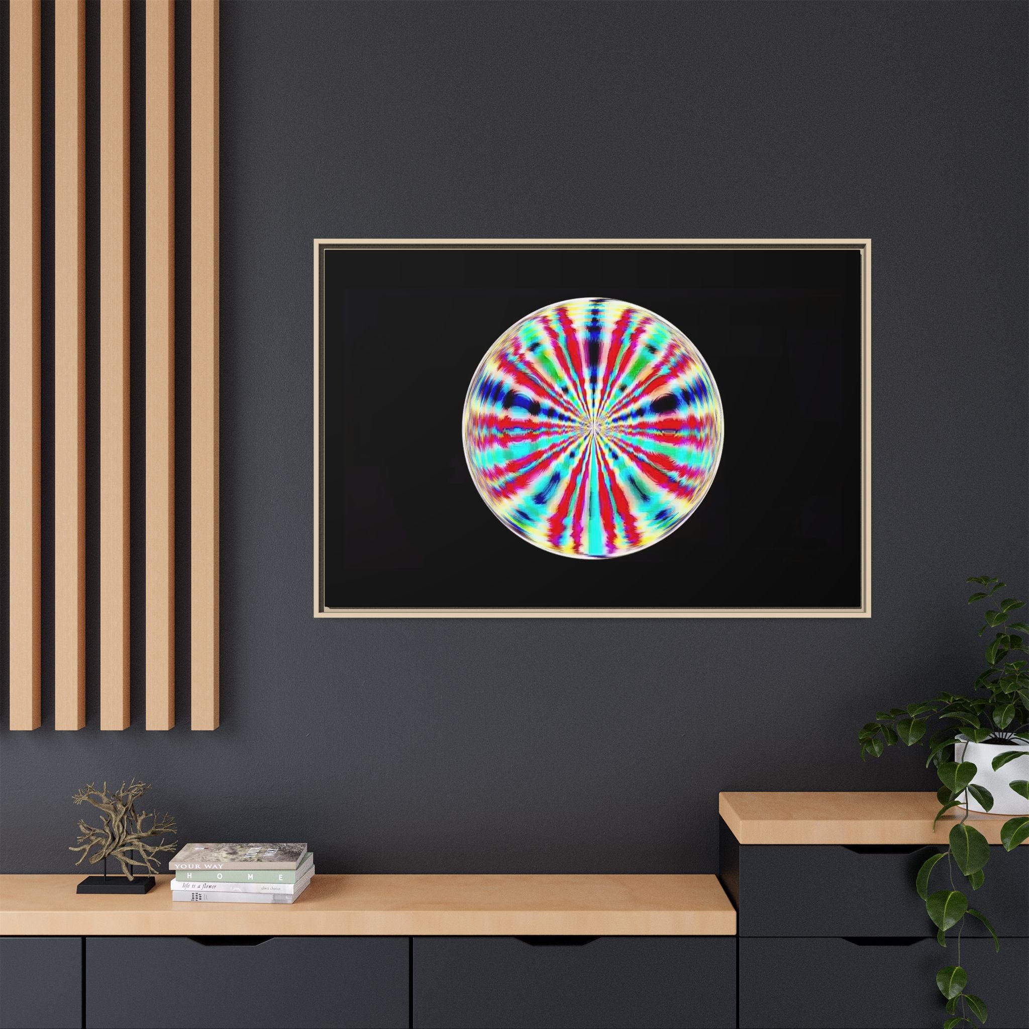 Framed Canvas Art — "Subterrainial"