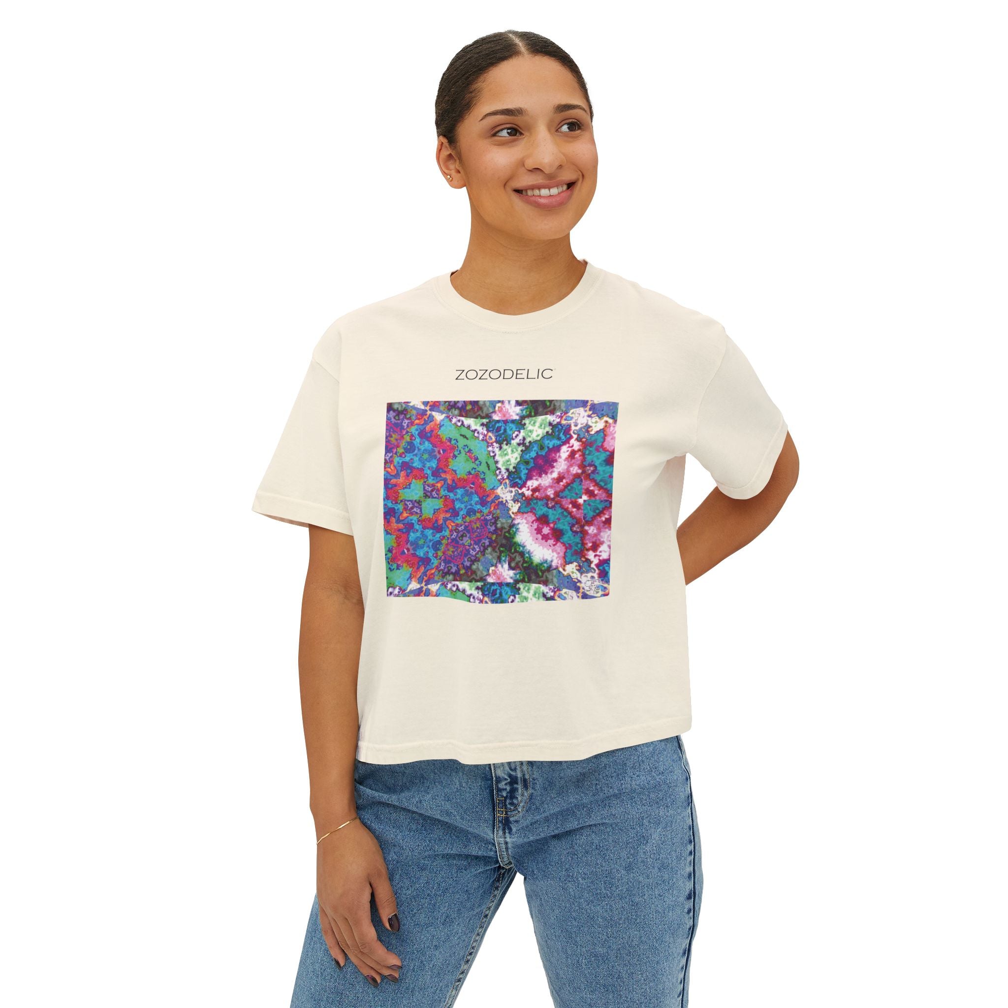 Woman's Box T-Shirt - Bone Candy