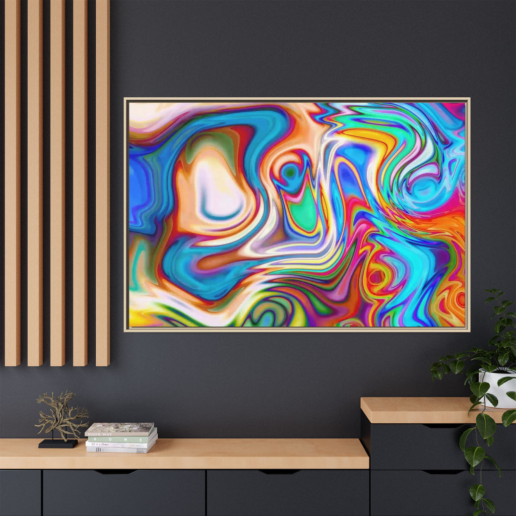 Framed Canvas Art — "Metatonal"