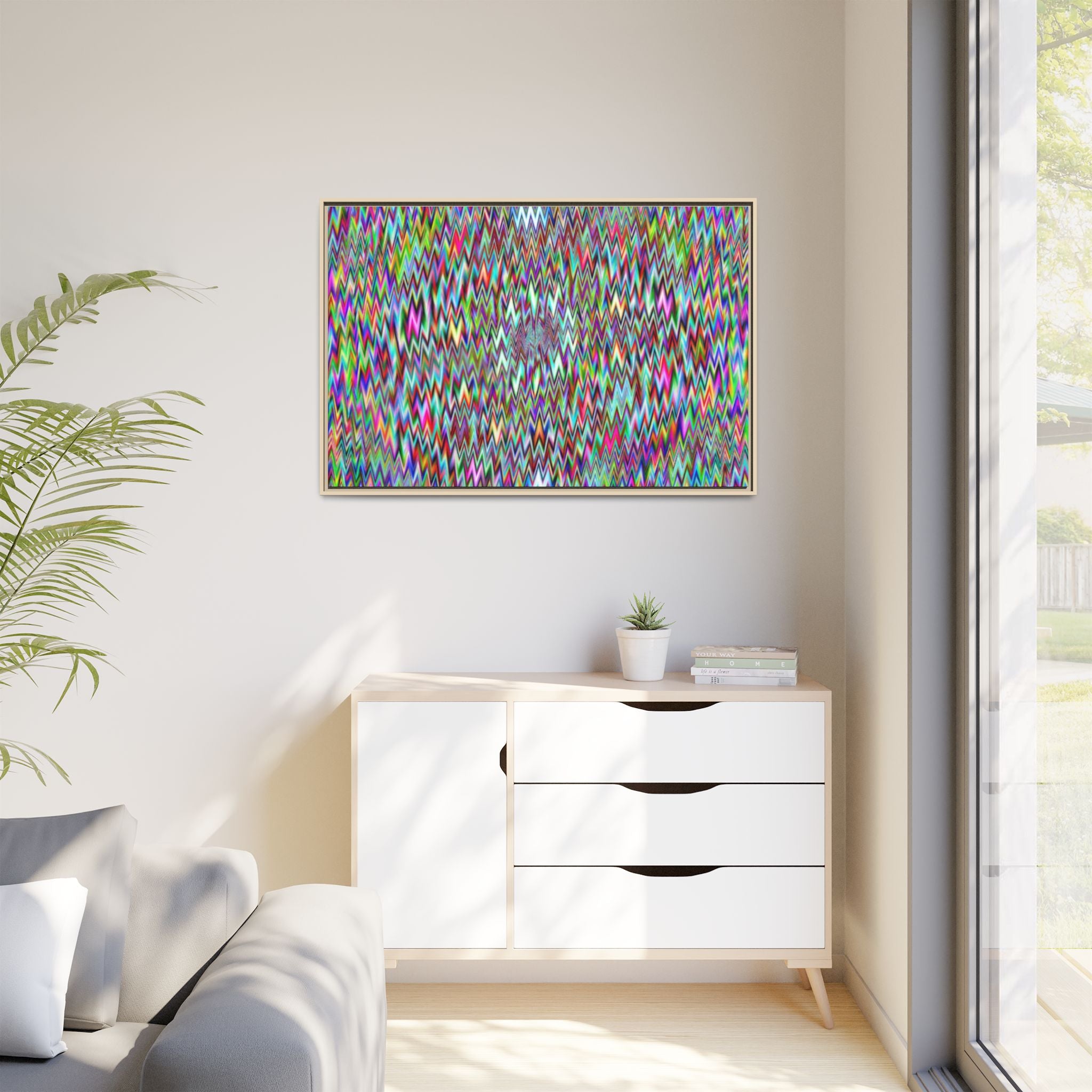 Framed Canvas Art — "GSK"