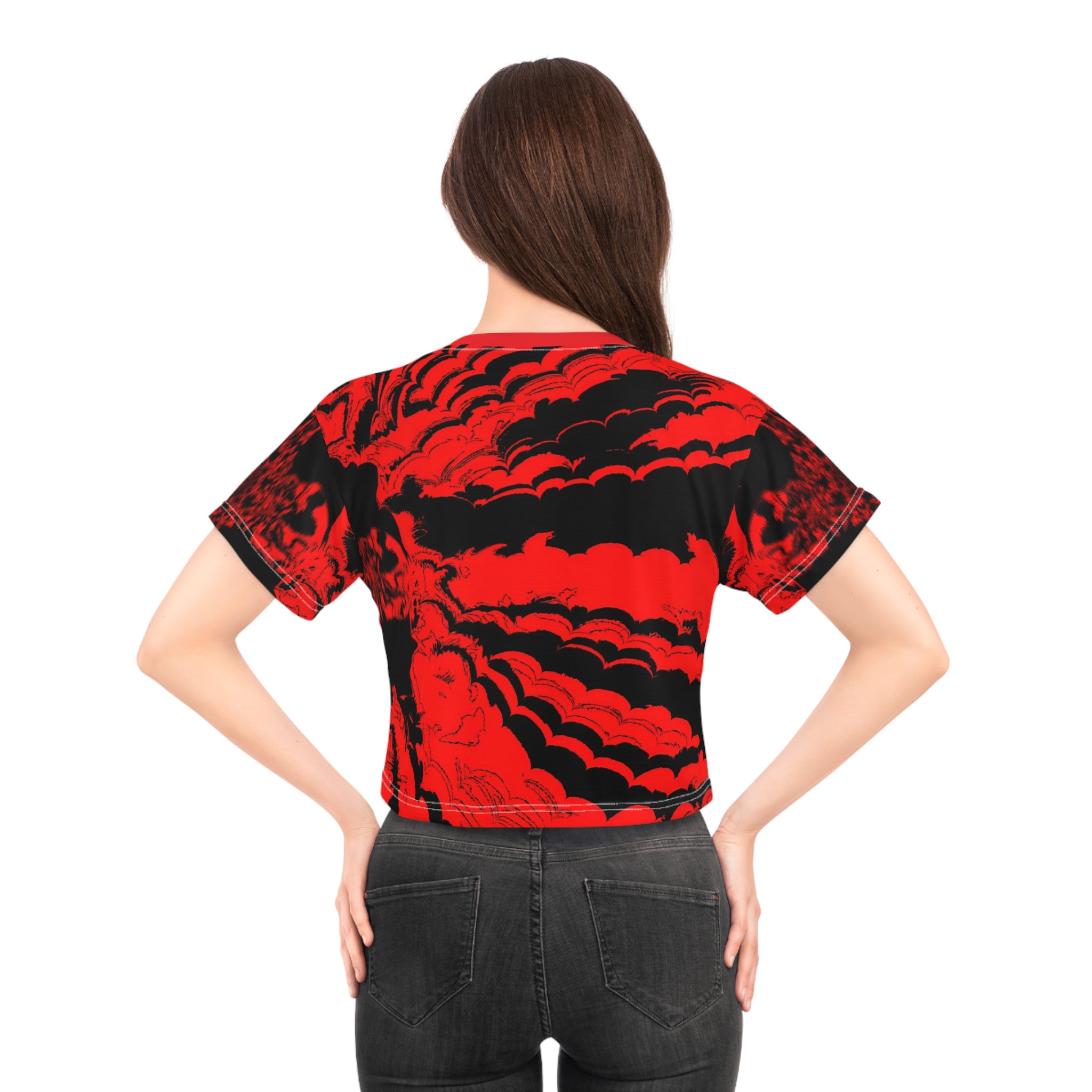 Crop Tee "Subcranial" (AOP)