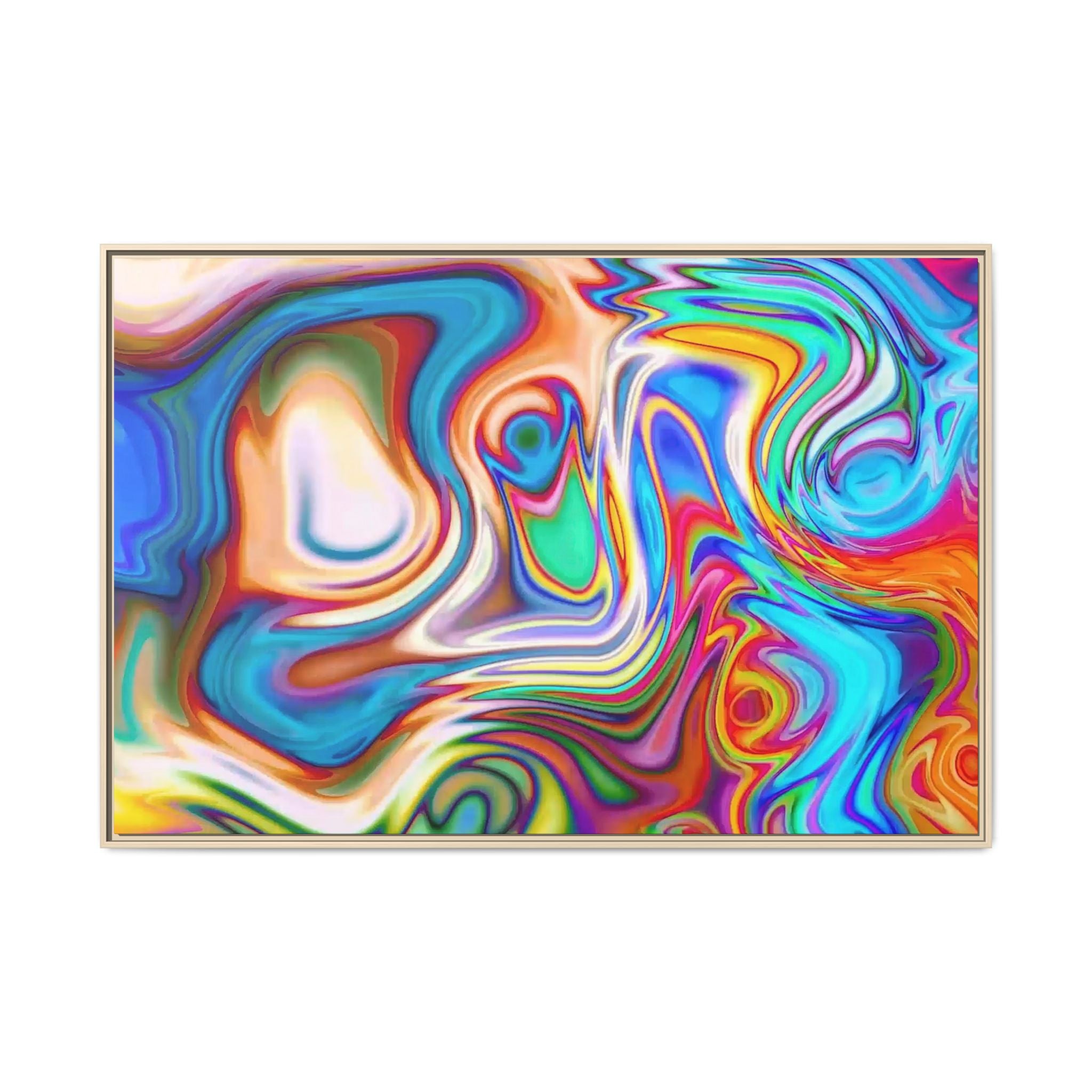 Framed Canvas Art — "Metatonal"