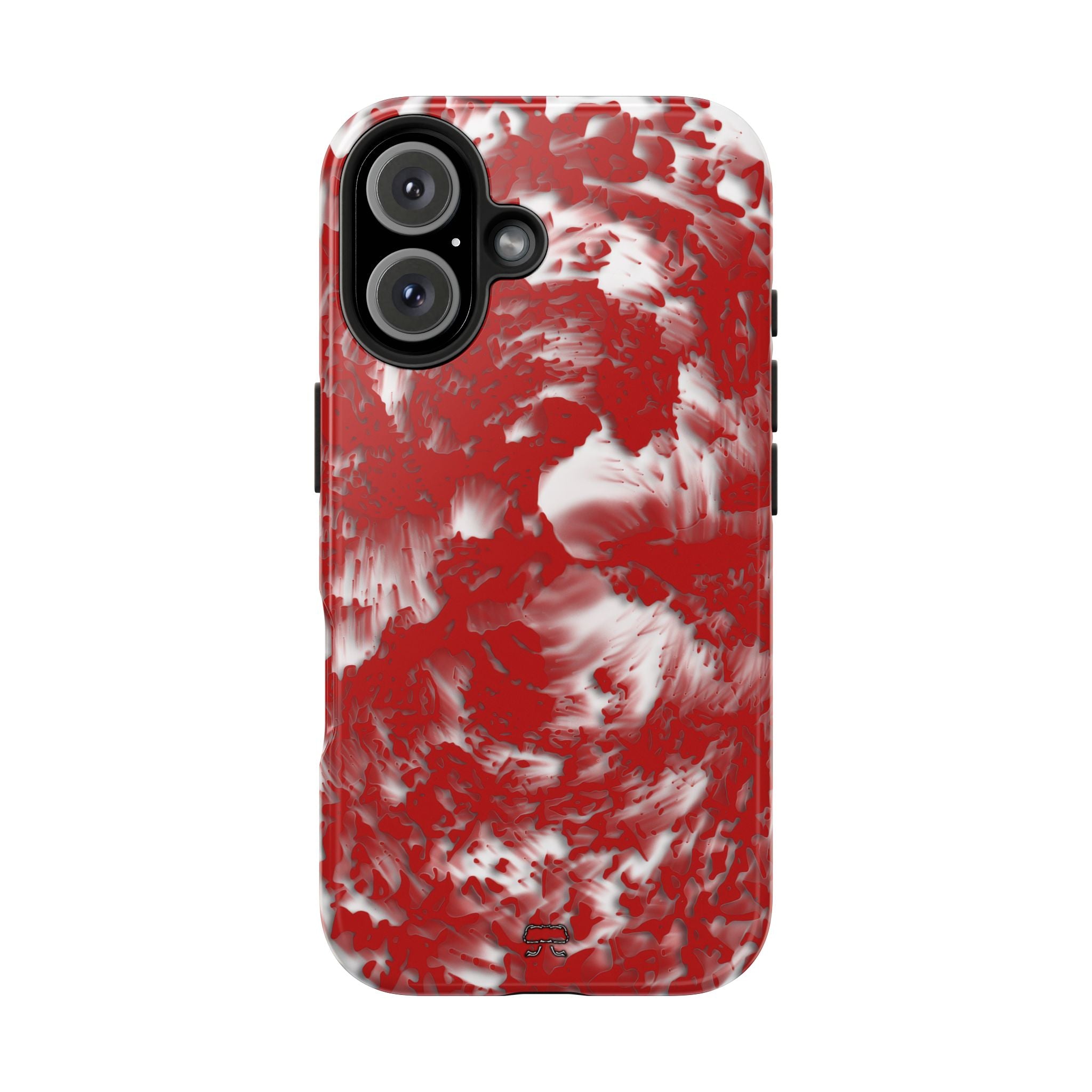 iPhones 11 thru 16 Durable Shockproof Case - Tracers Red