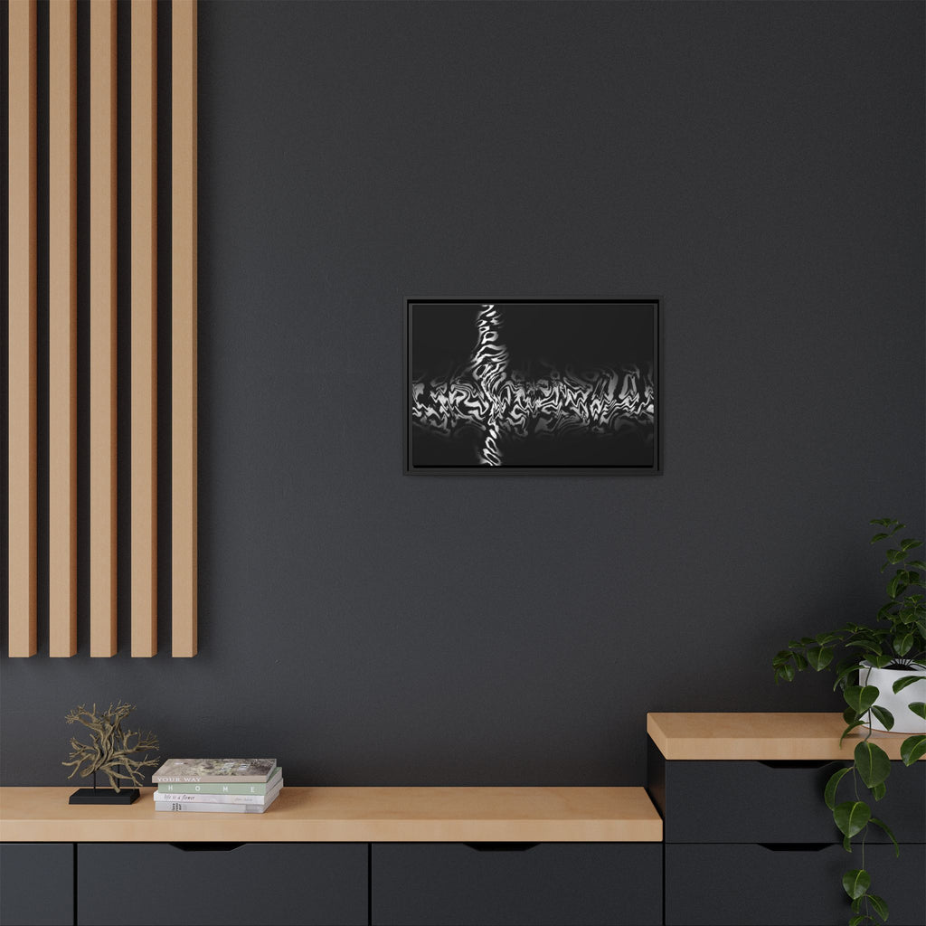 Framed Canvas Art — "Plasma"