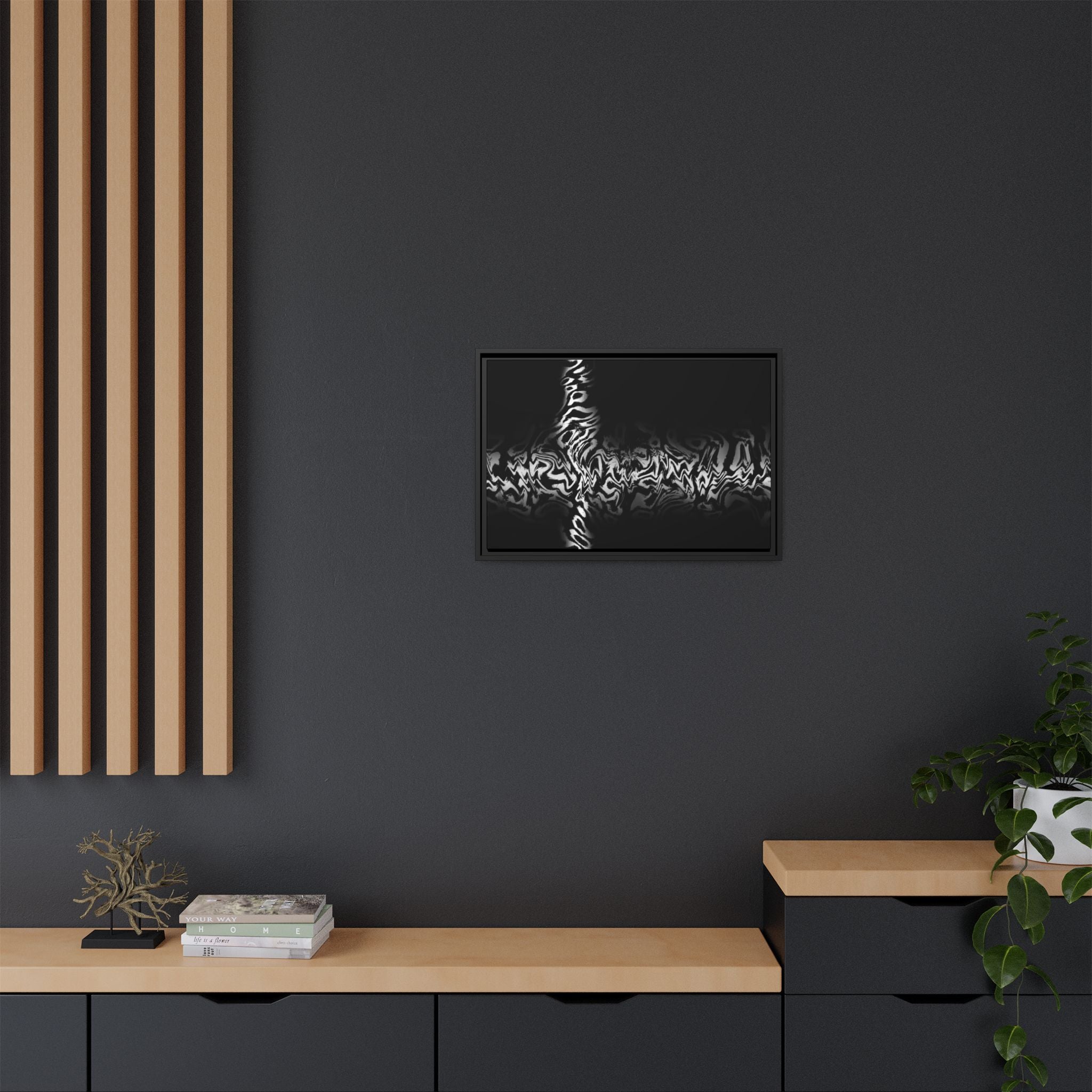 Framed Canvas Art — "Plasma"
