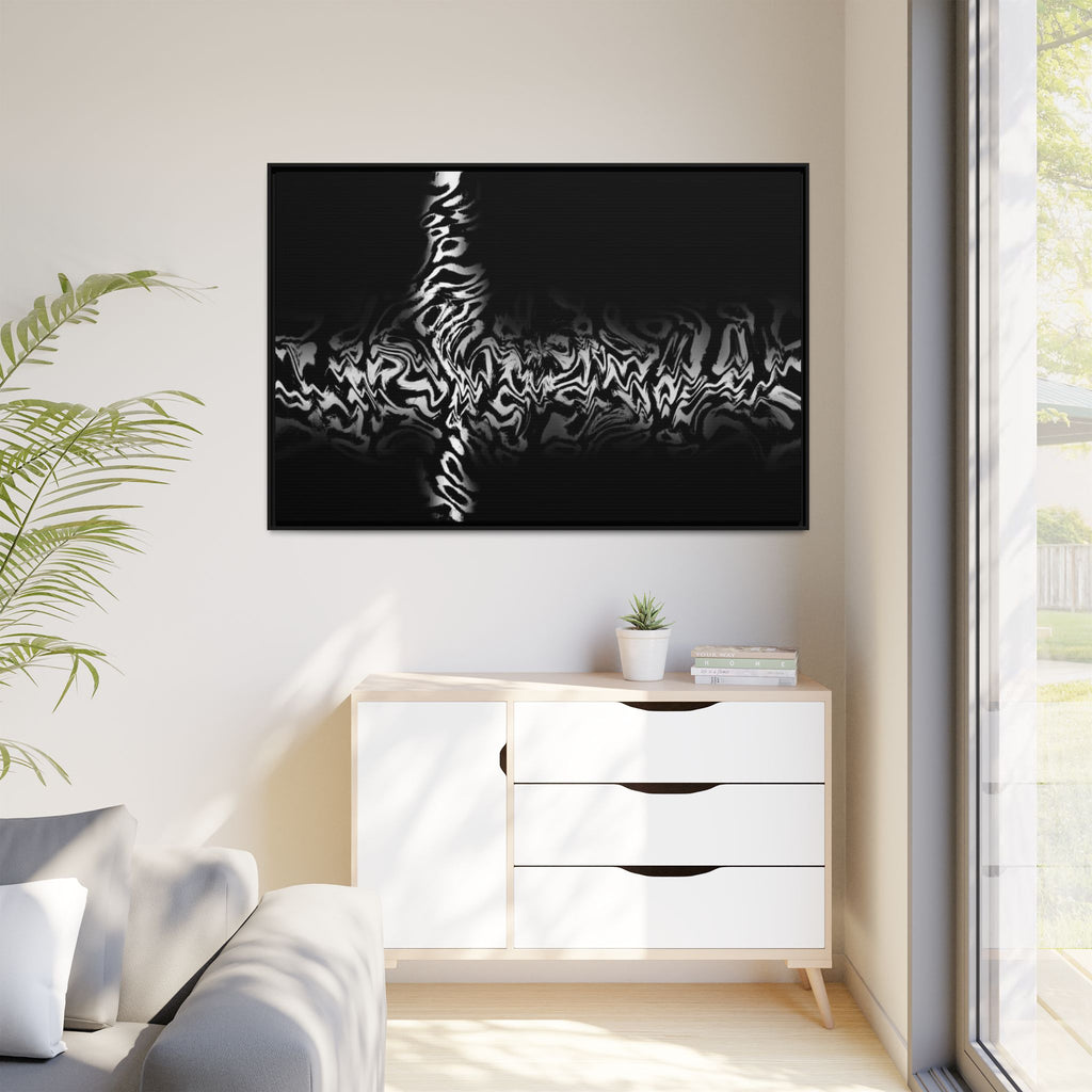 Framed Canvas Art — "Plasma"