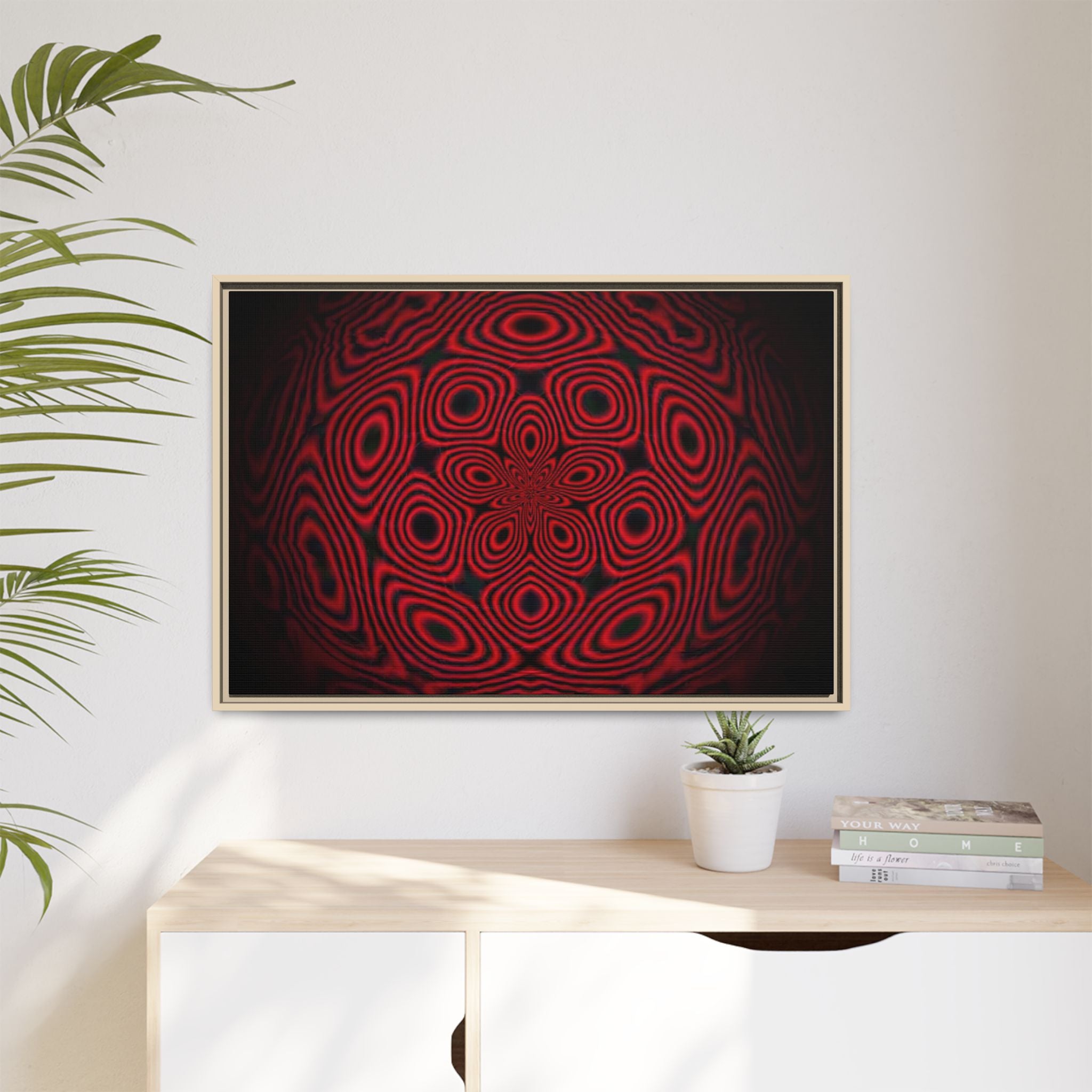 Framed Canvas Art — "Trepitorial"