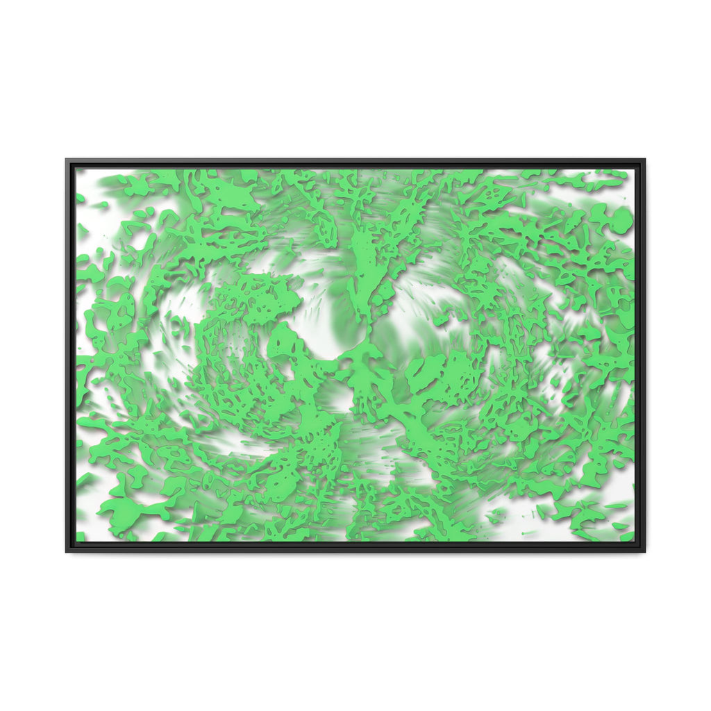 Framed Canvas Art - Tracers Green