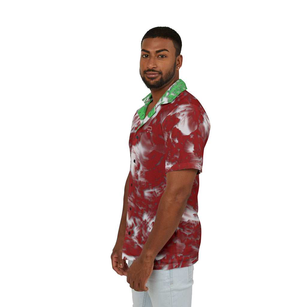 Hawaiian Shirt - Tracers Red