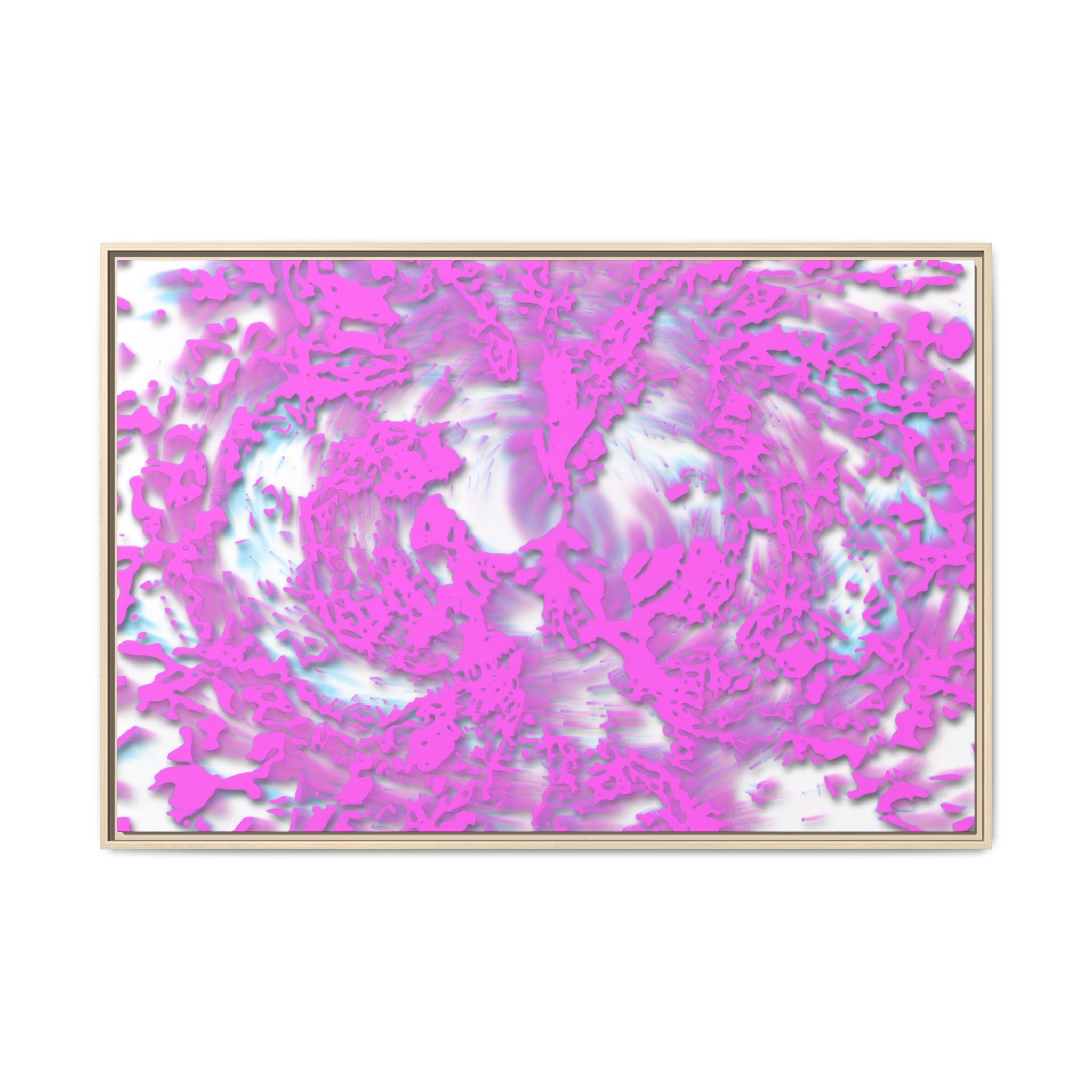 Framed Canvas Art - Tracers Cotton Candy