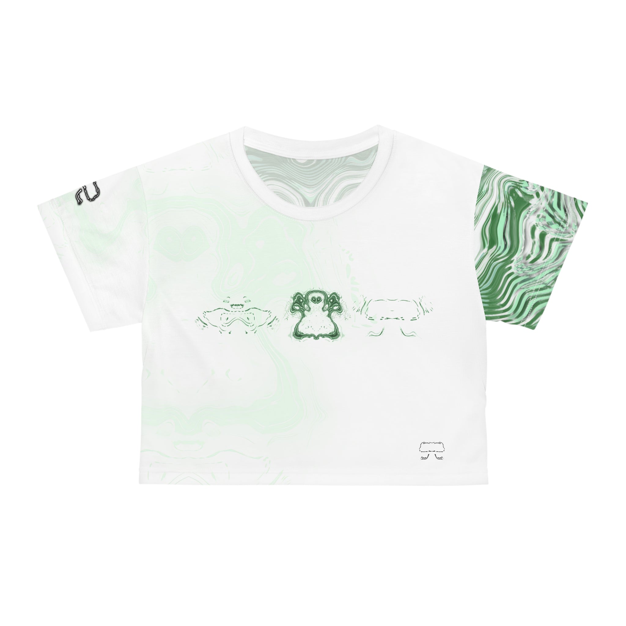 Crop Tee - Spirit Mint (AOP)