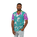 Hawaiian Shirt - Tracers Aqua