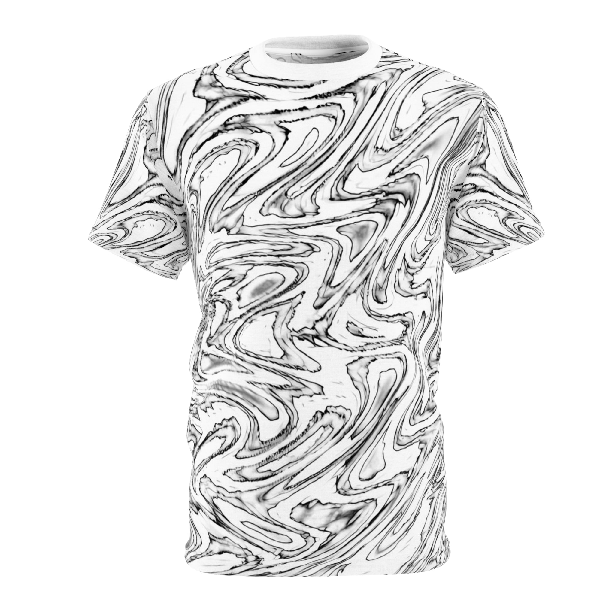 T-Shirt "Hoop BW" (AOP)