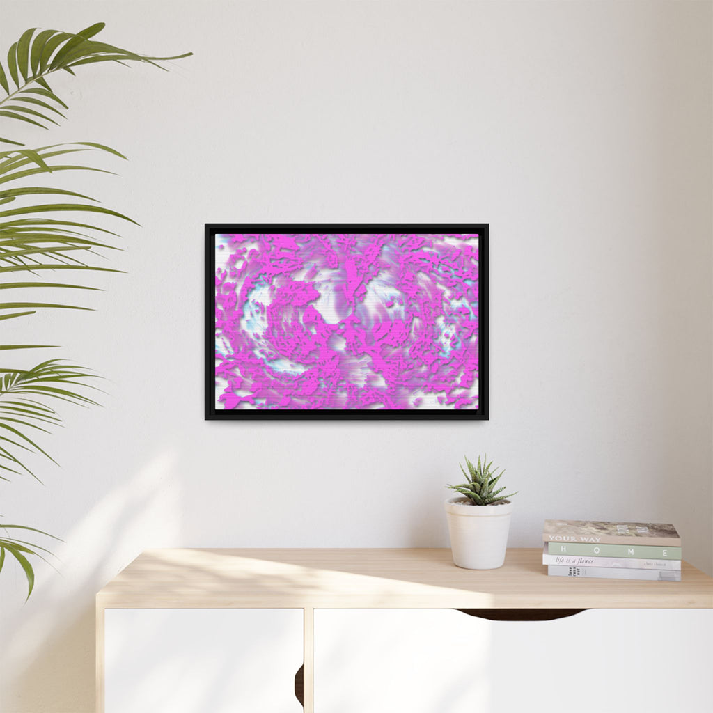 Framed Canvas Art - Tracers Cotton Candy