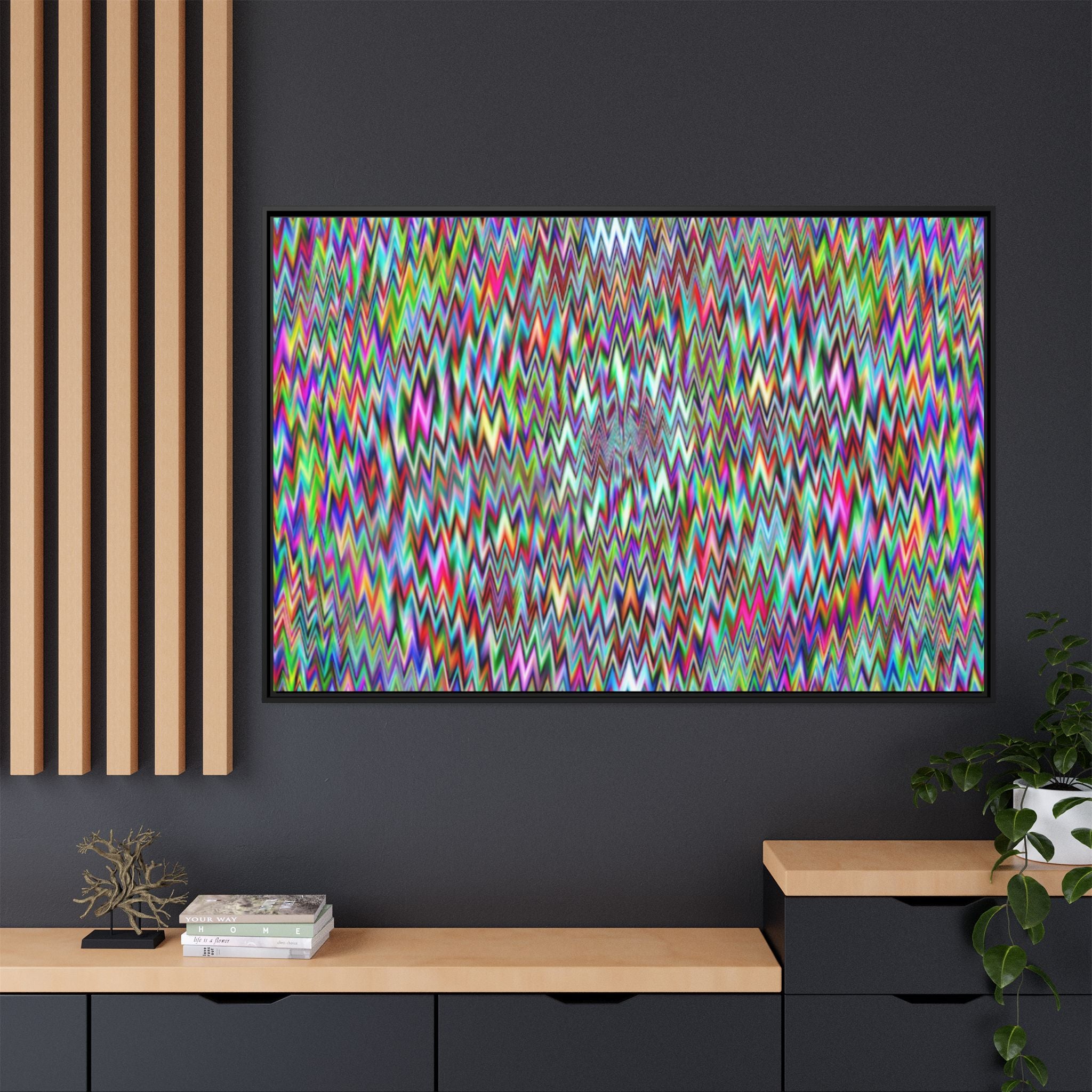 Framed Canvas Art — "GSK"