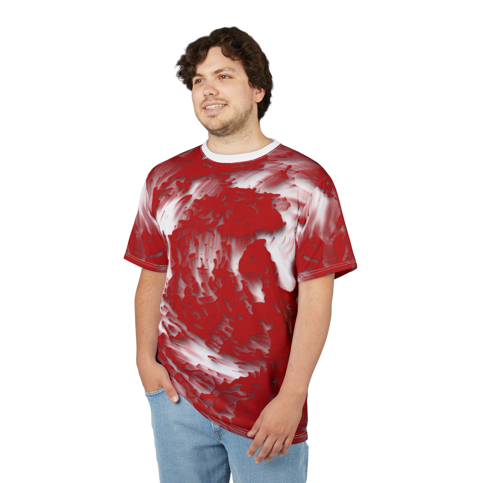 T-Shirt - Tracers Red (AOP)
