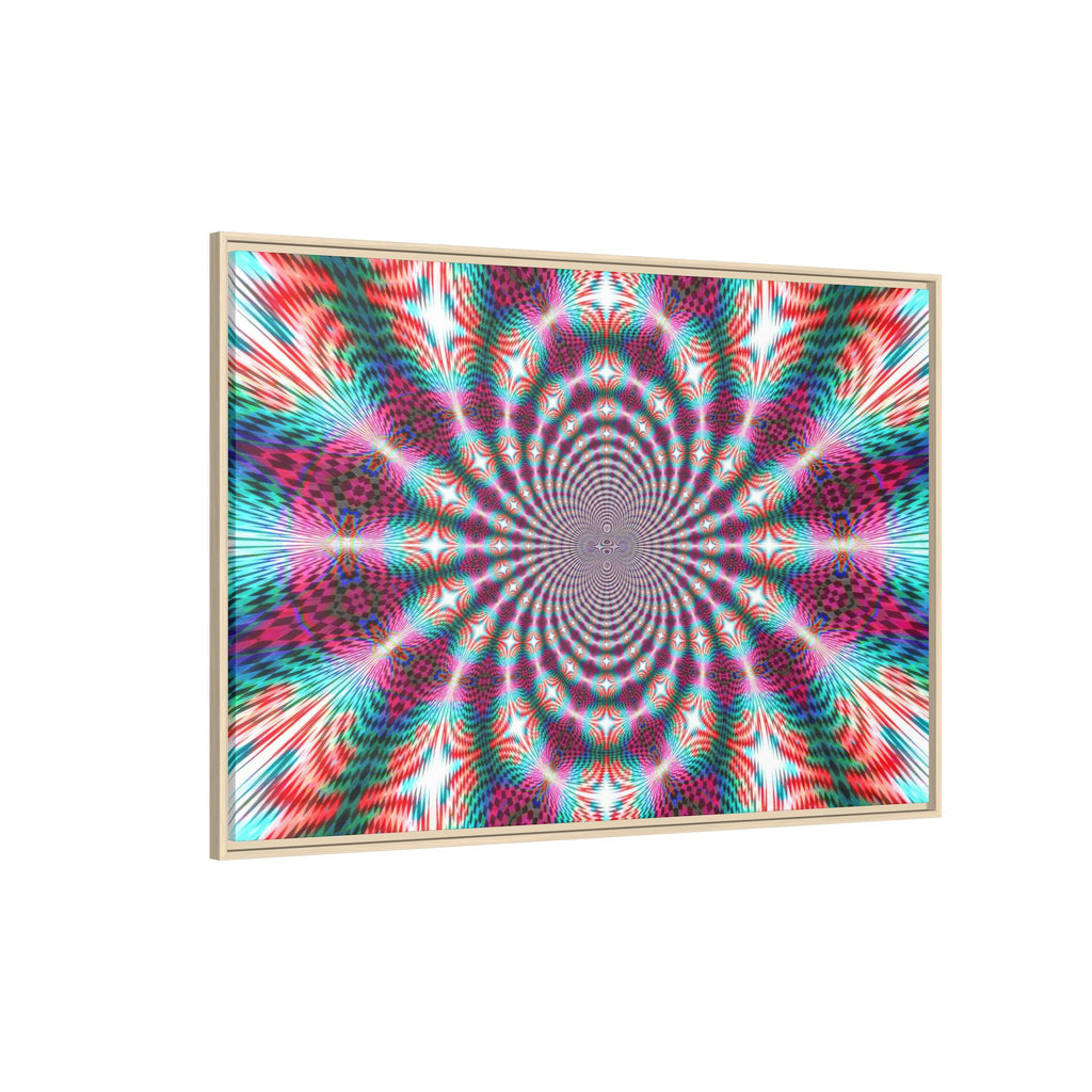 Framed Canvas Art — "QOV"