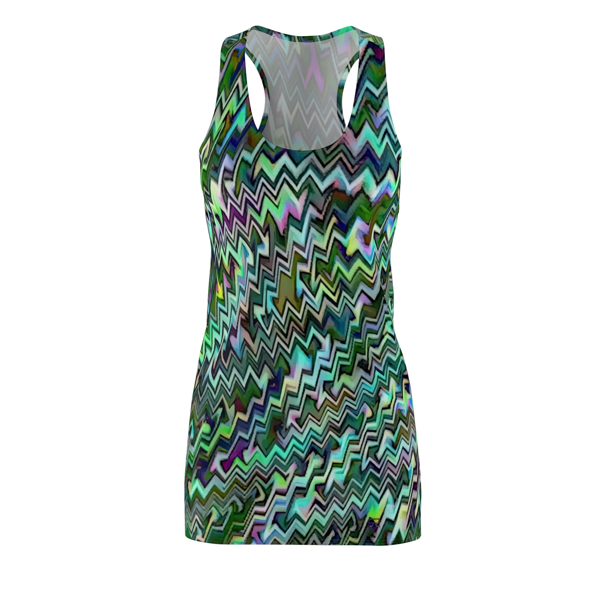 Racerback Dress — Jagged (AOP)