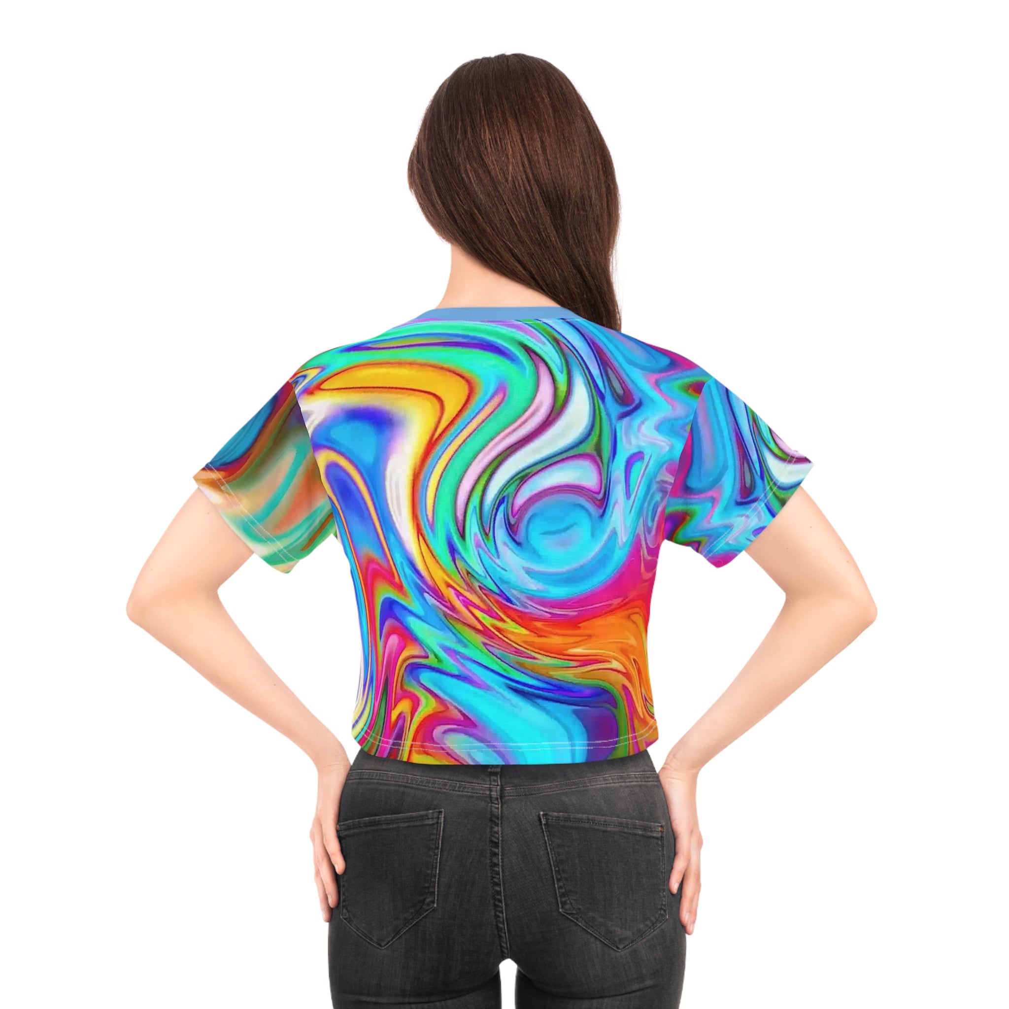 Crop Tee "Metatonal" (AOP)