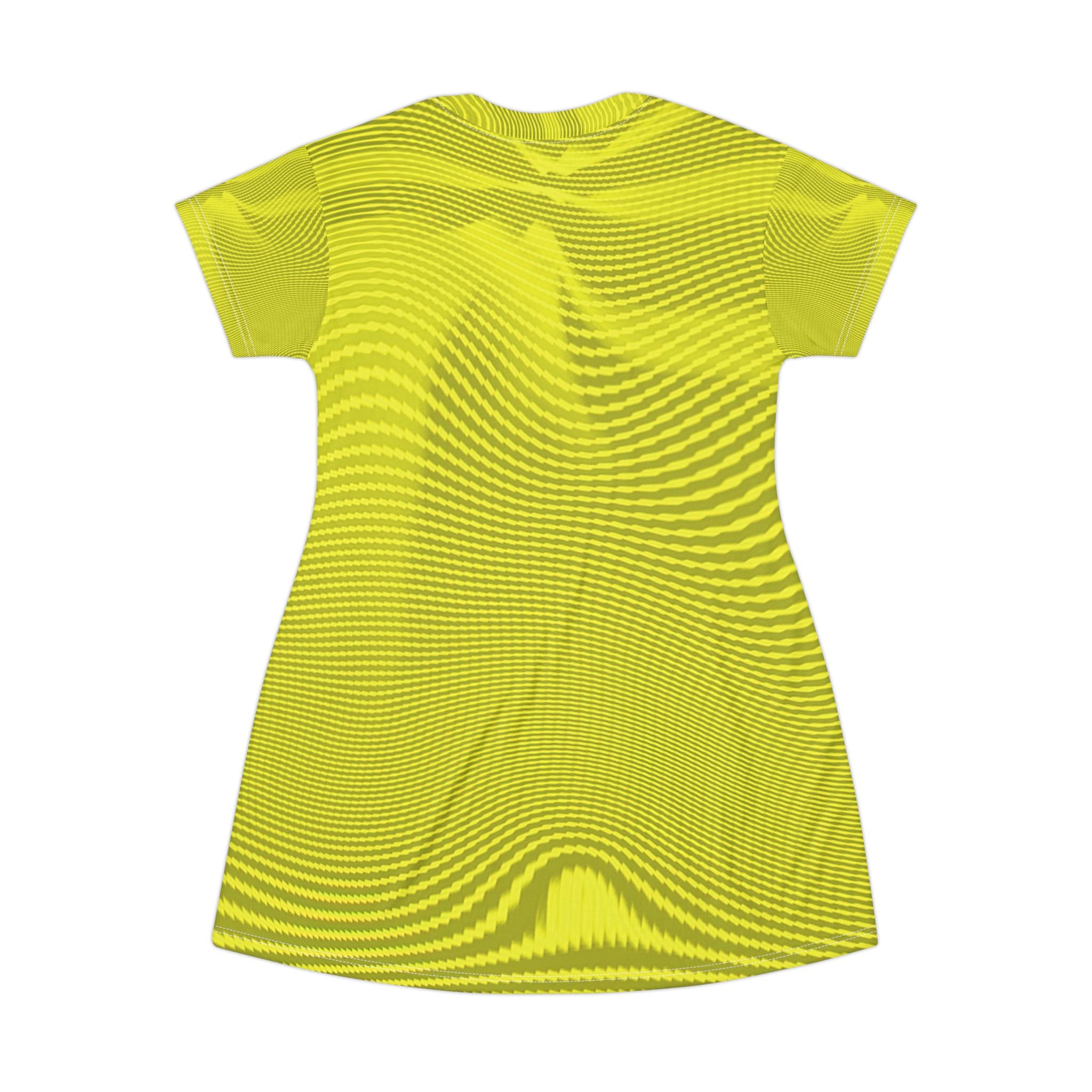 T-Shirt Dress - Sun Spots Yellow