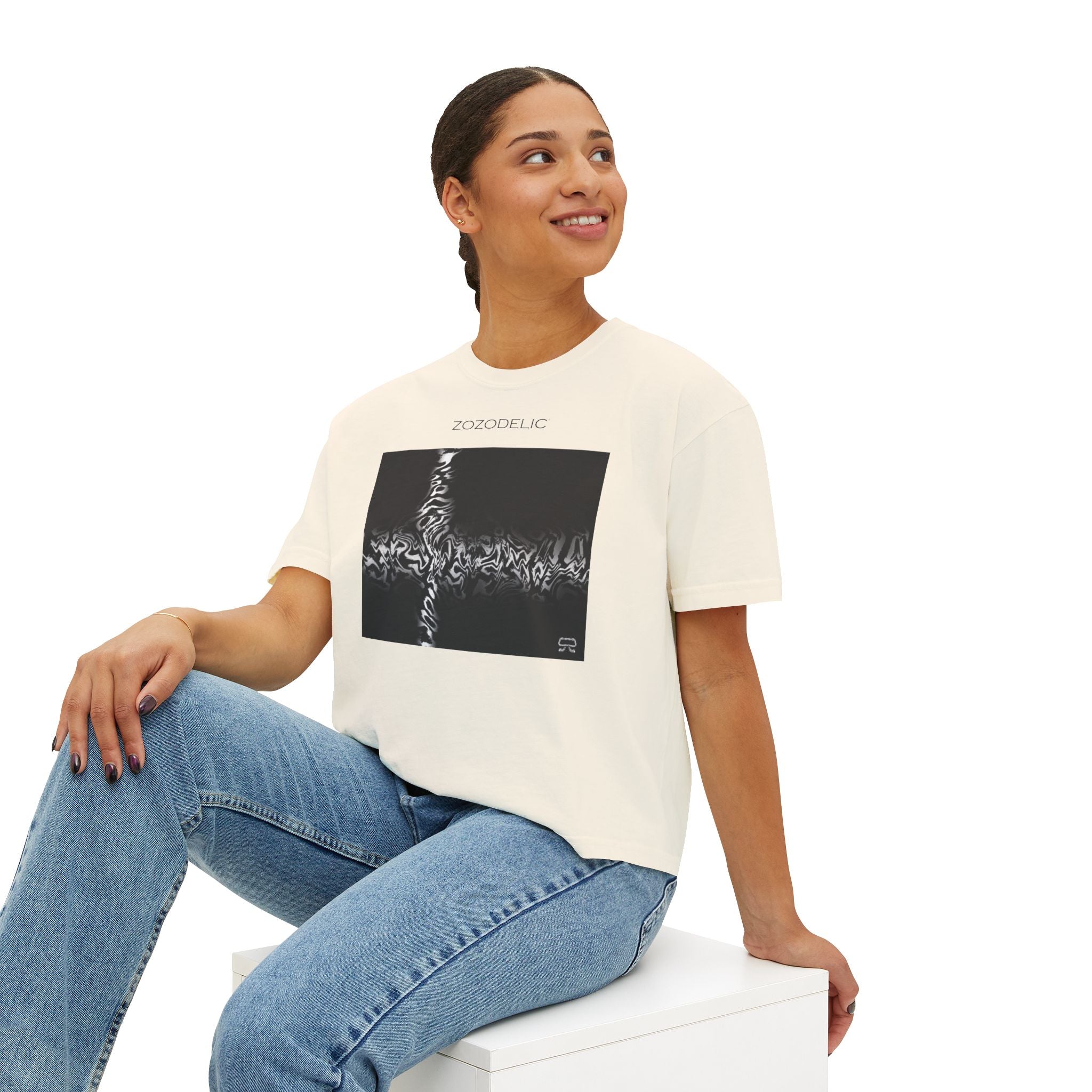 Woman's Box T-Shirt - Plasma