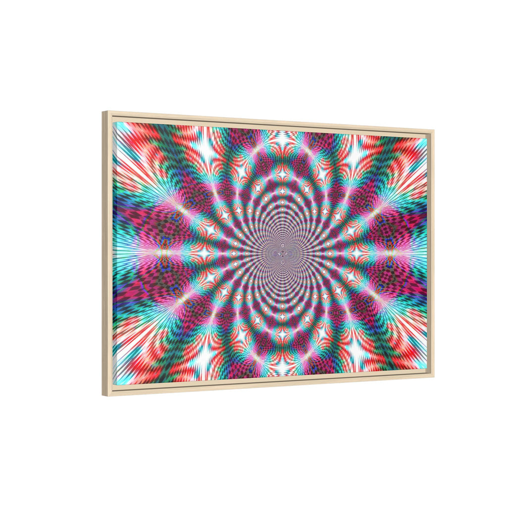 Framed Canvas Art — "QOV"