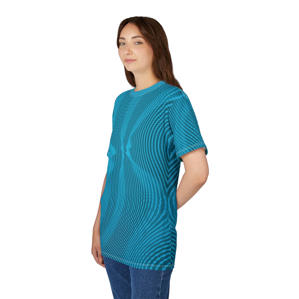 T-Shirt "Sun Spots Blu (AOP)