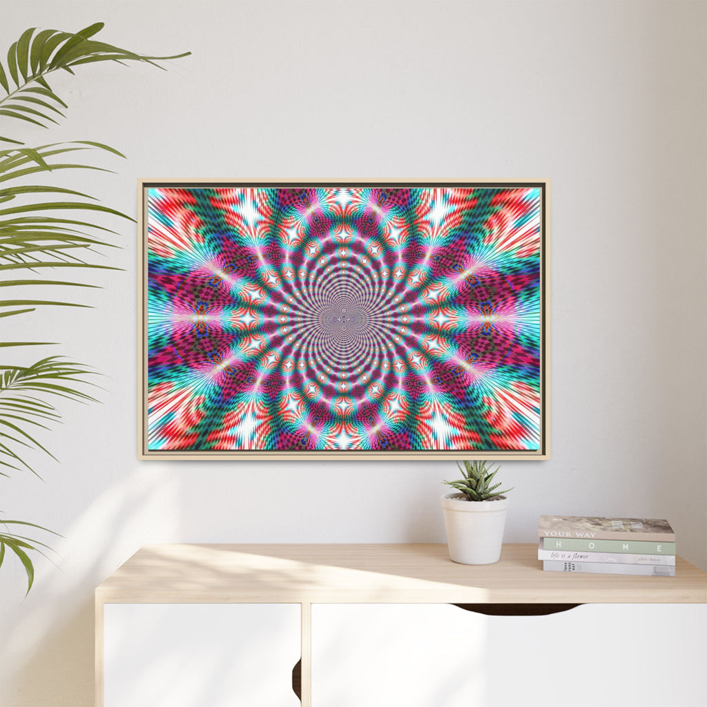 Framed Canvas Art — "QOV"