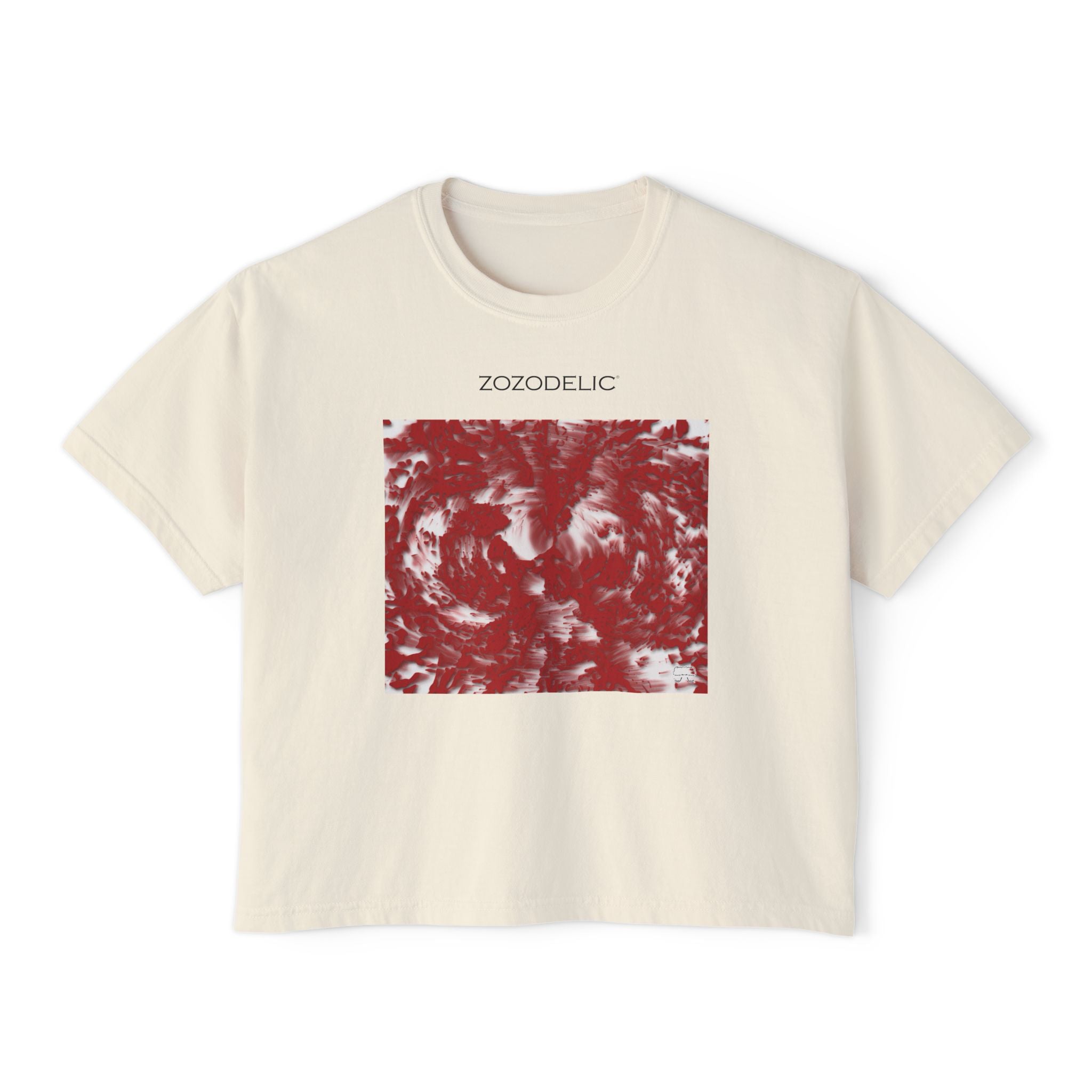 Woman's Box T-Shirt - Tracers Red