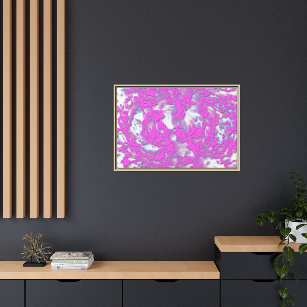 Framed Canvas Art - Tracers Cotton Candy