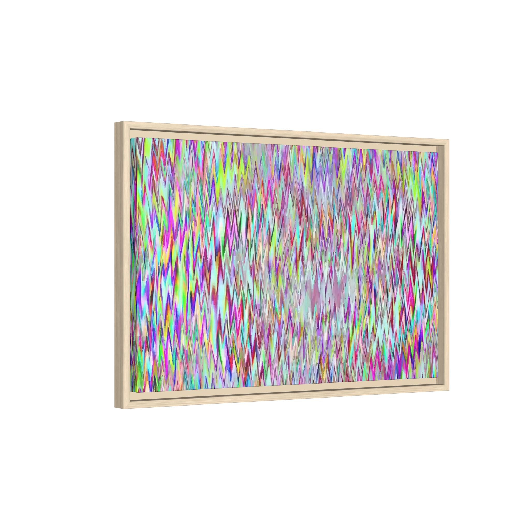 Framed Canvas Art — "Gun Runners Static"