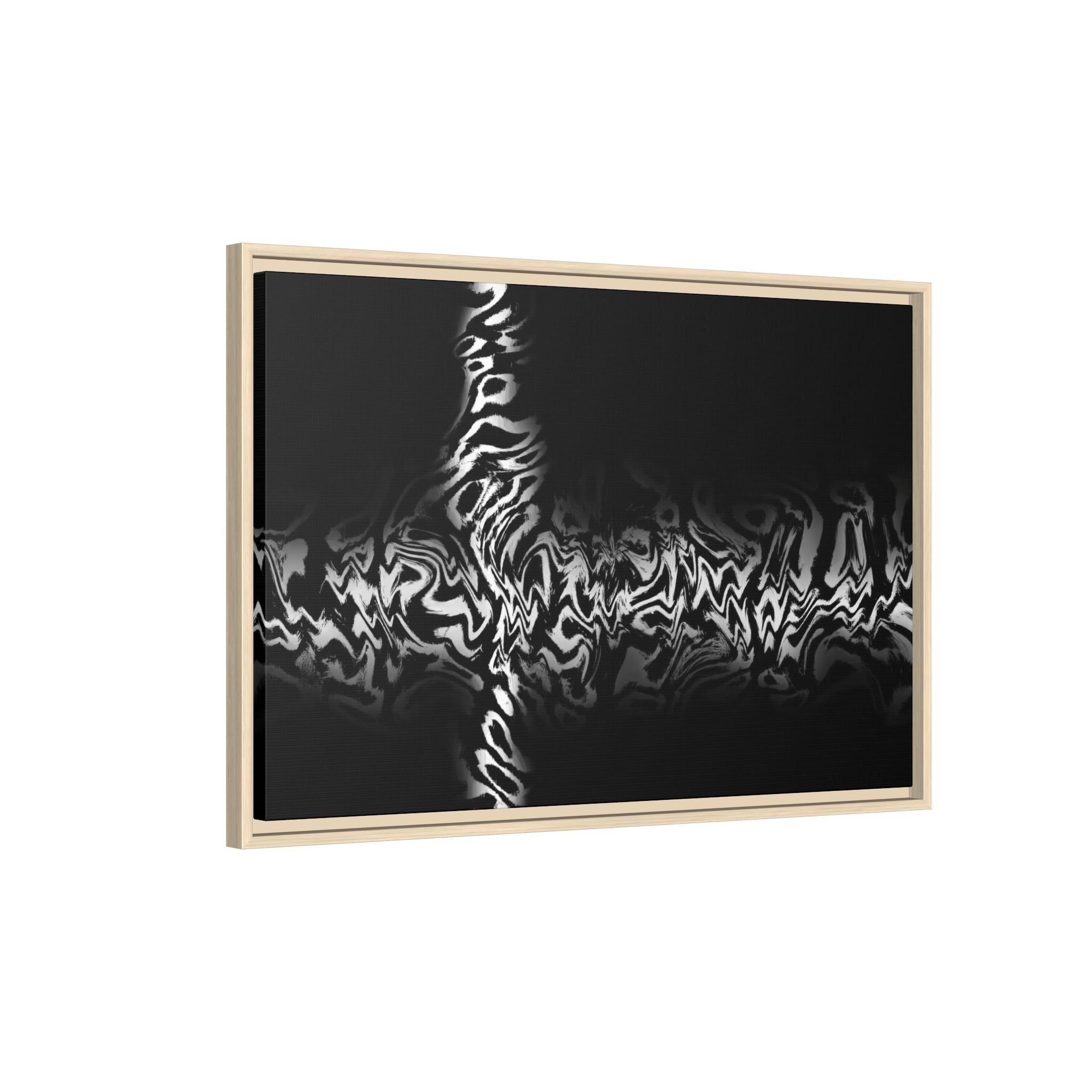 Framed Canvas Art — "Plasma"