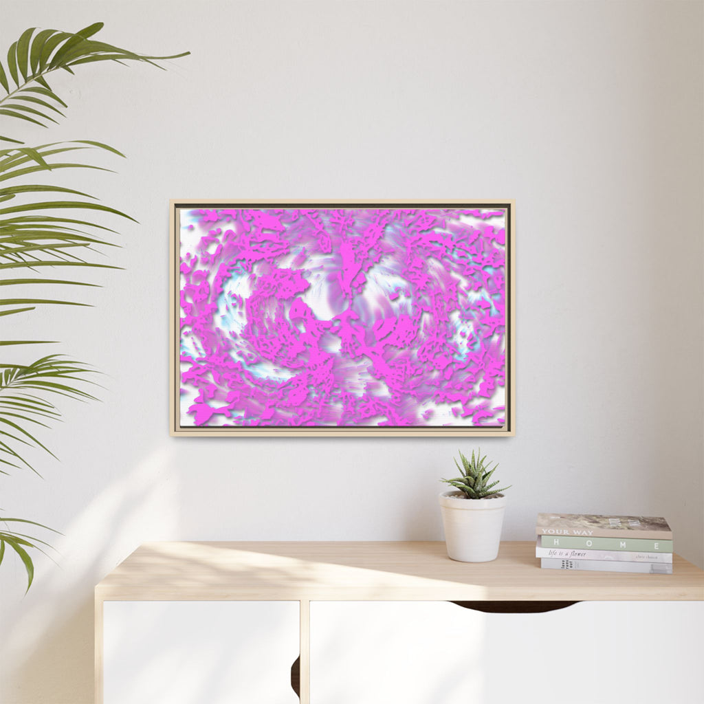 Framed Canvas Art - Tracers Cotton Candy