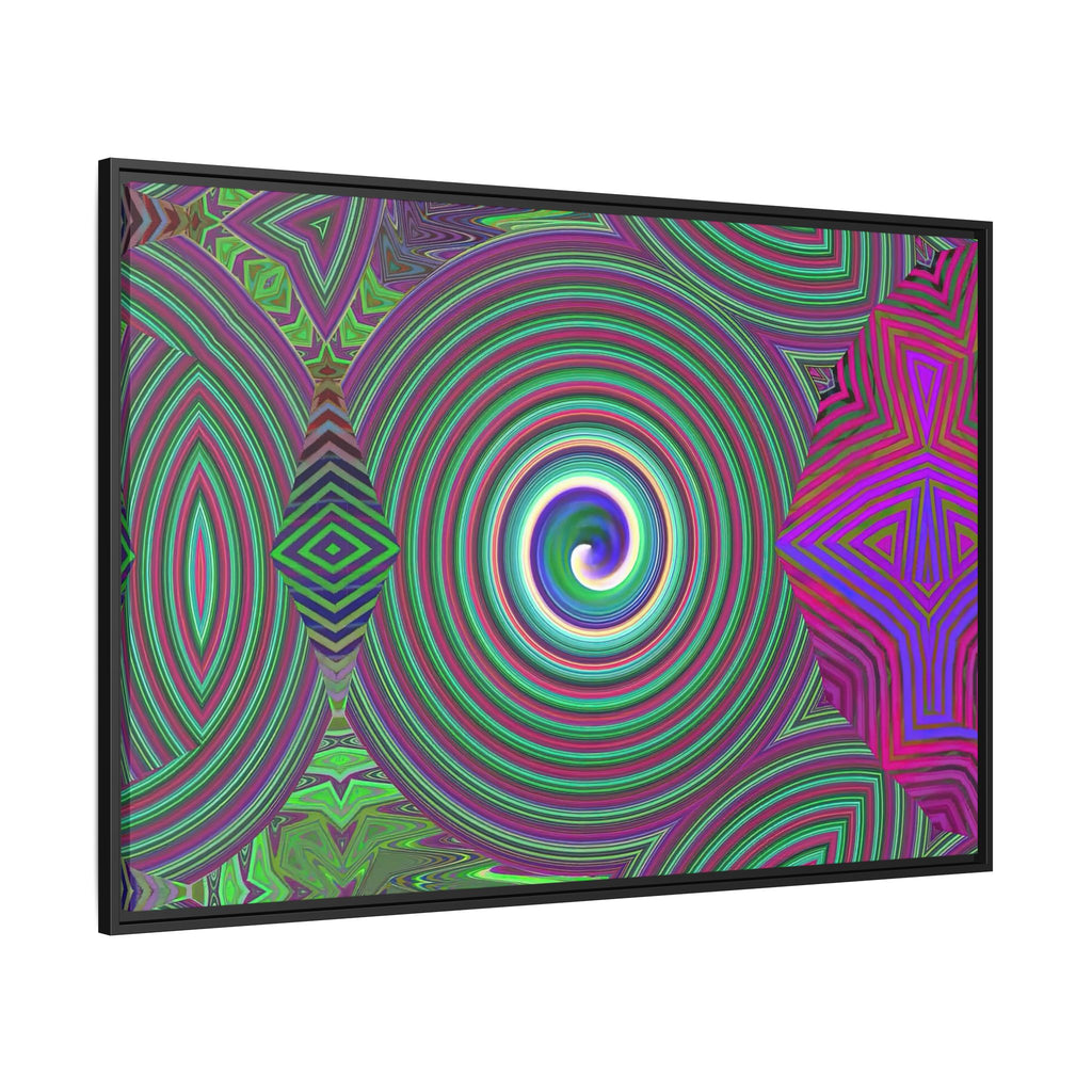 Framed Canvas Art — "Spiroic"